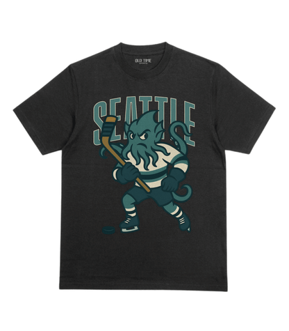 Seattle Hockey v2 FRONT T-Shirt- Old Time Sports
