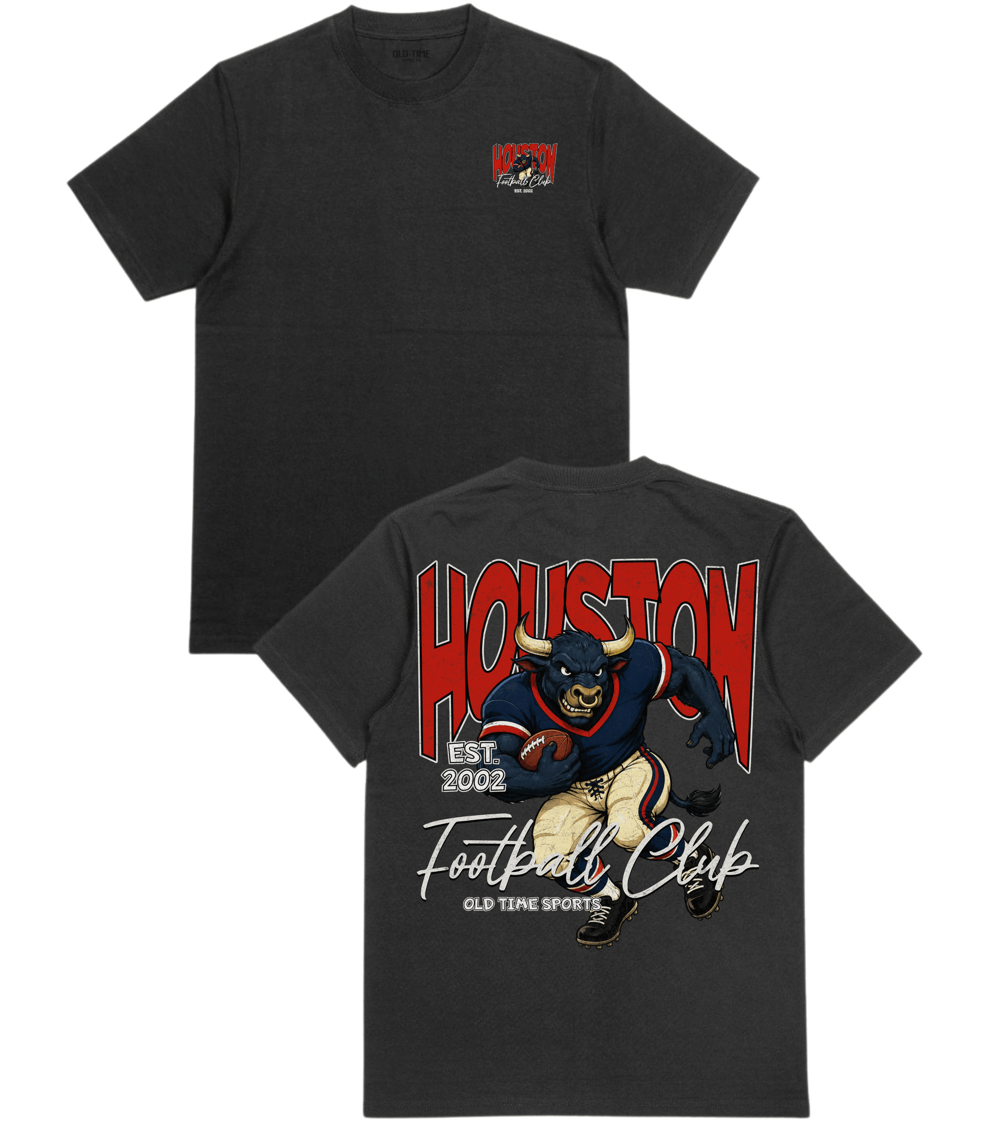 Houston Football 2002 T-Shirt- Old Time Sports