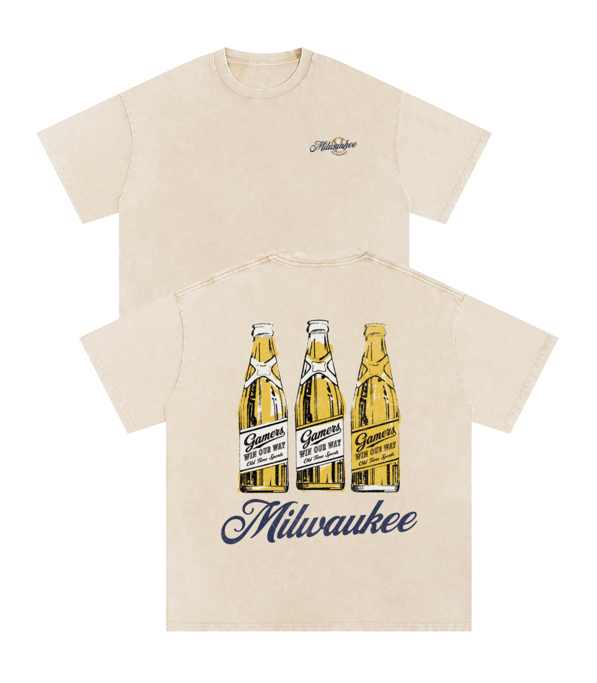 Milwaukee Bottles Heavyweight Tee