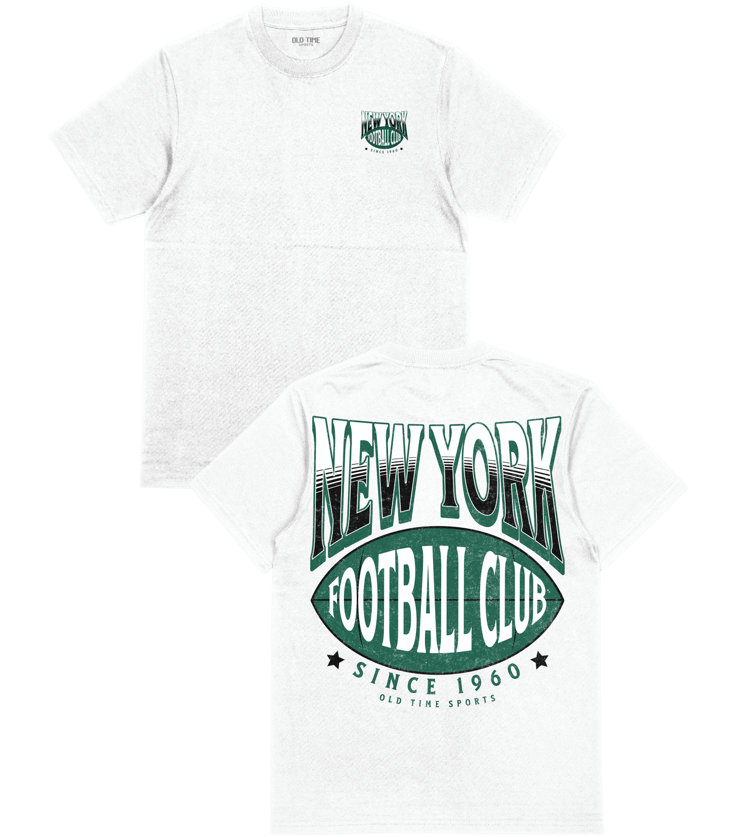 Queens New York Football T-Shirt- Old Time Sports