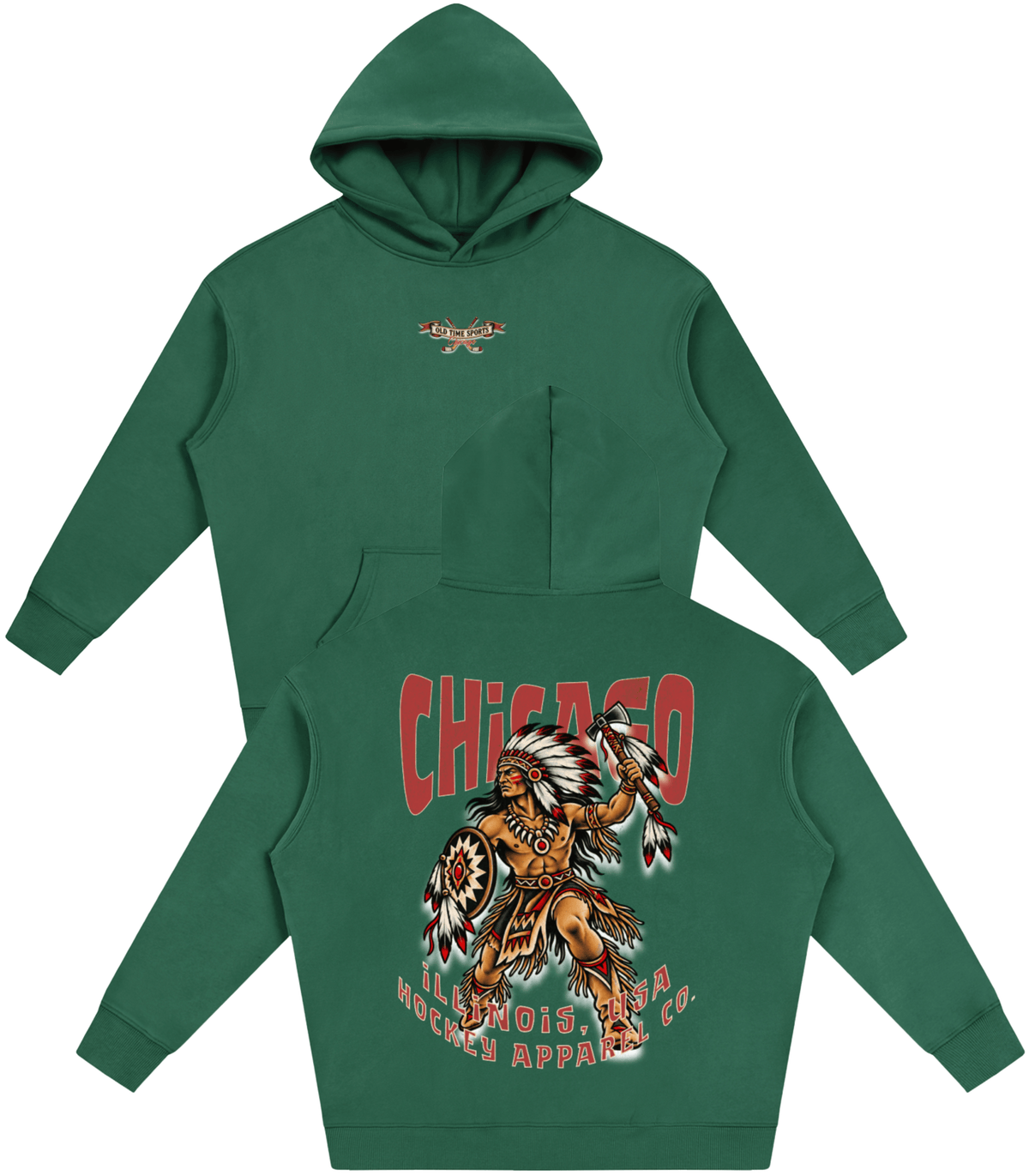 Chicago Hockey Warmup Hoodie
