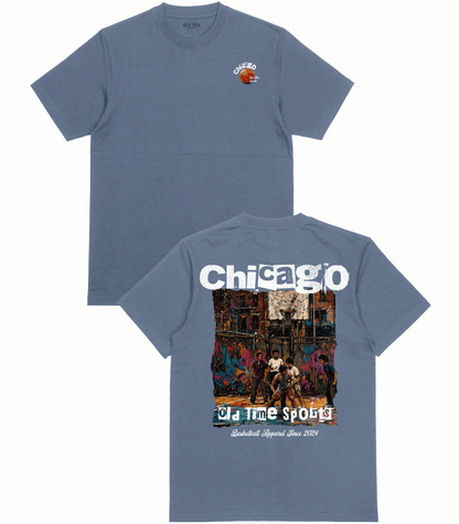 Chicago City Street T-Shirt- Old Time Sports