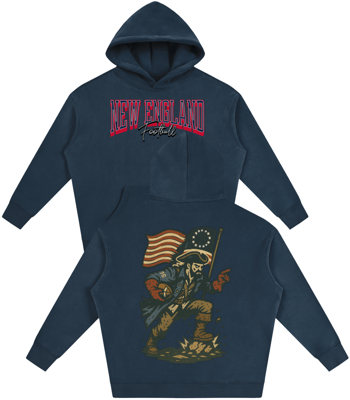 New England Football Warmup Hoodie