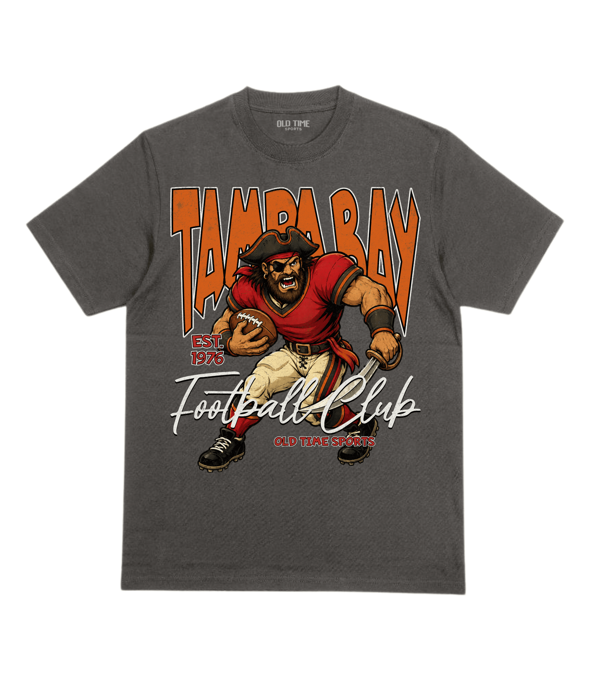 Tampa Bay Football 1976 v2 T-Shirt- Old Time Sports