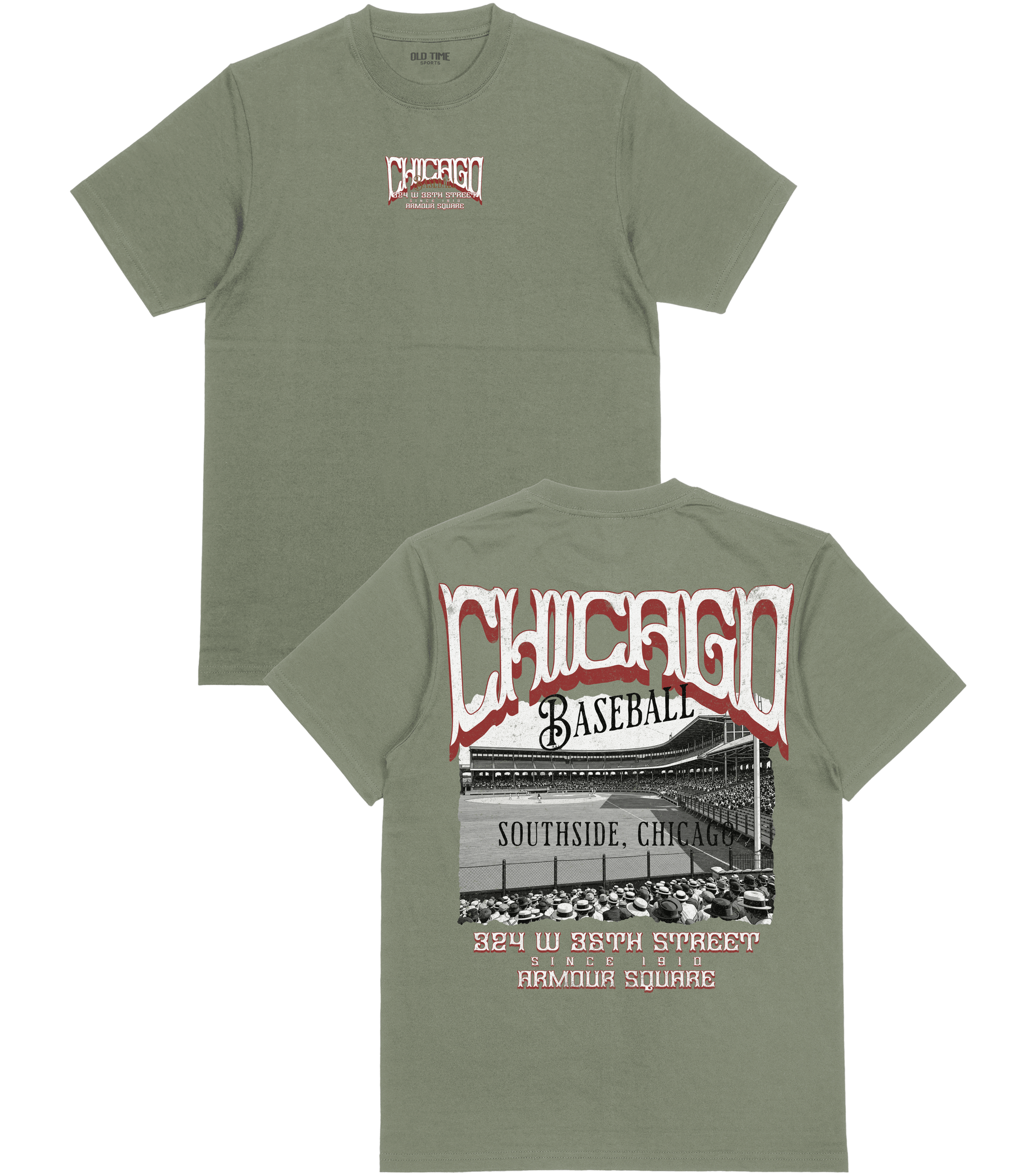 CHI Baseball Poster T-Shirt- Old Time Sports