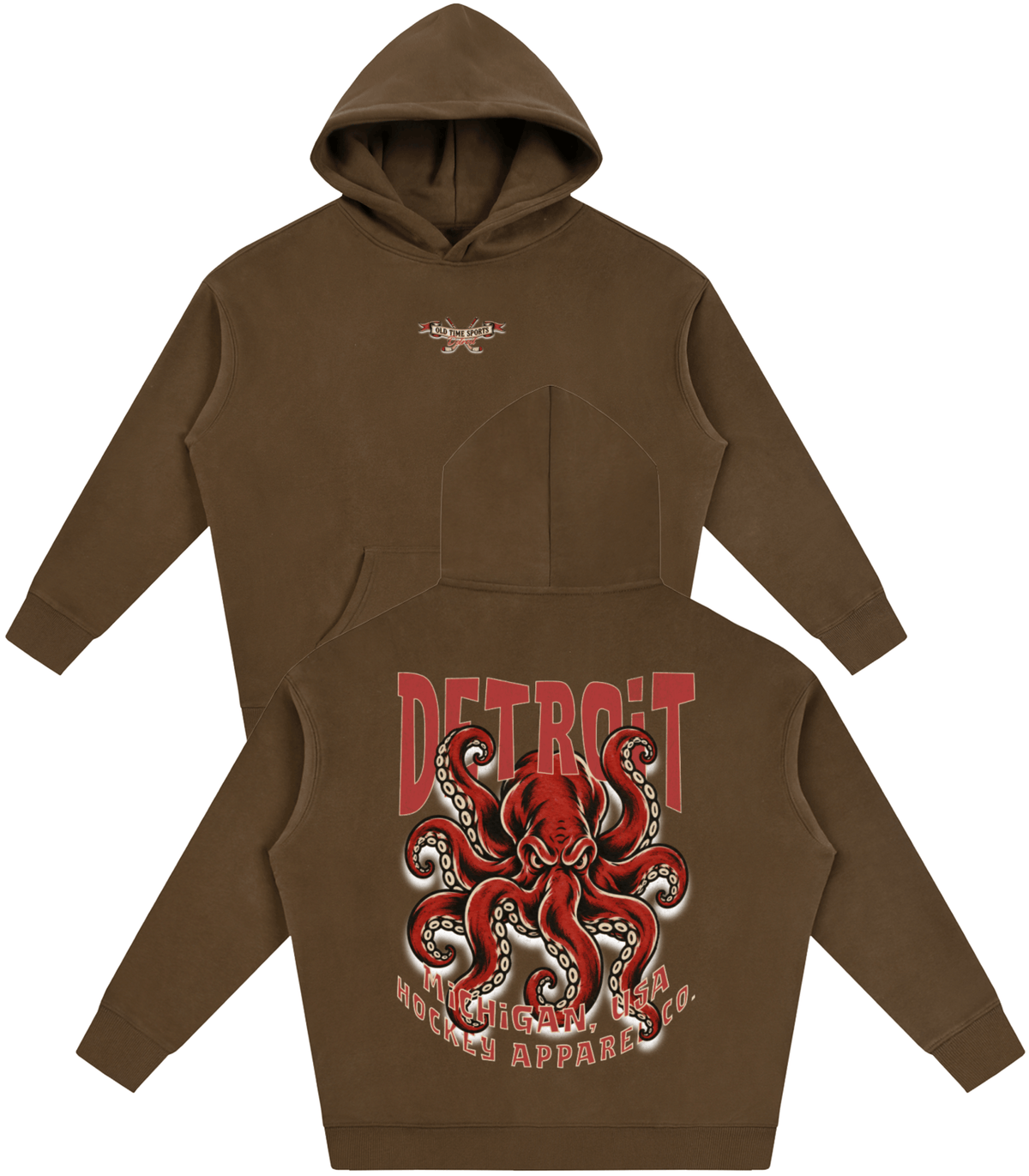 Detroit Hockey Warmup Hoodie