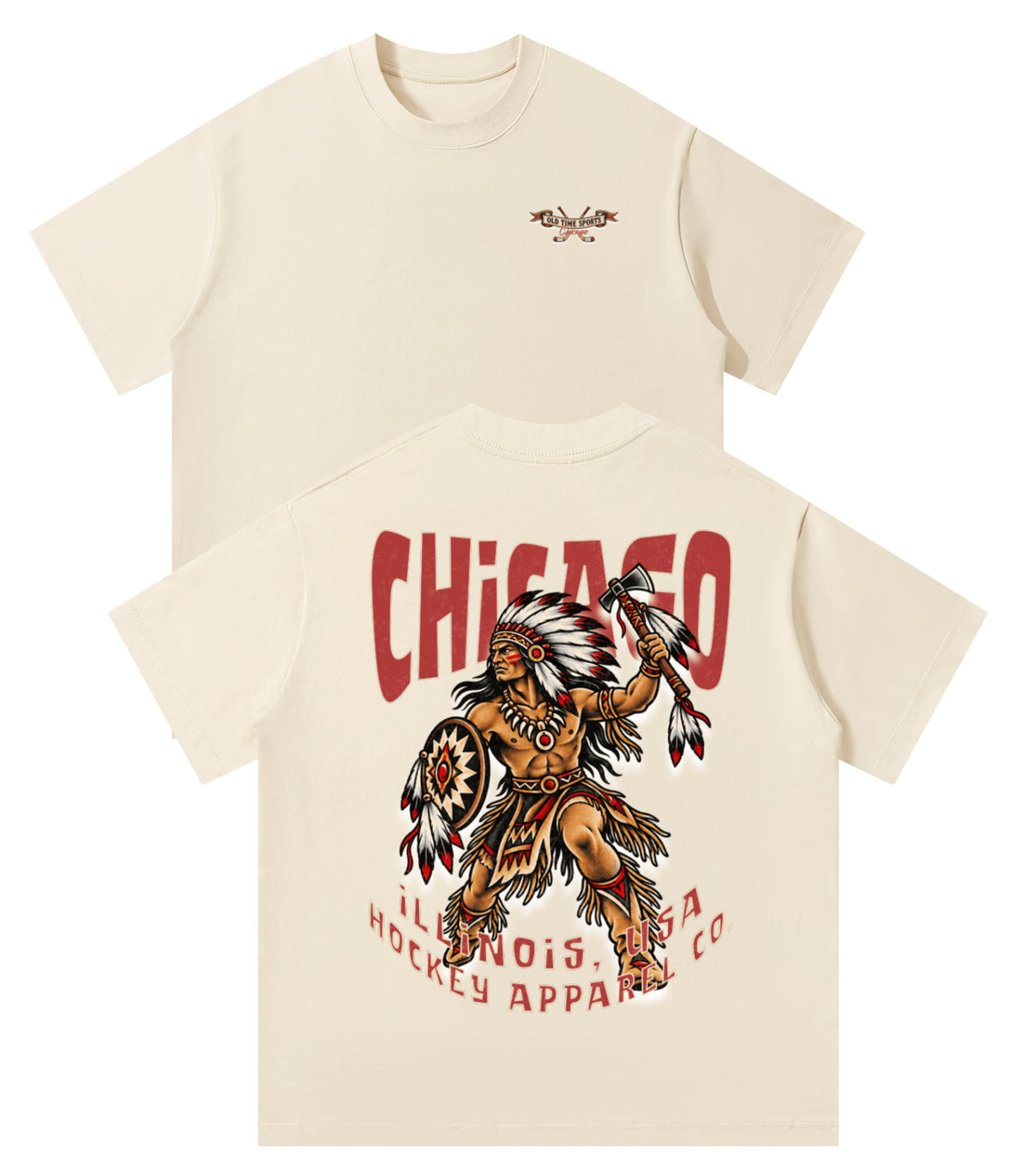 Chicago Hockey Heavyweight Tee