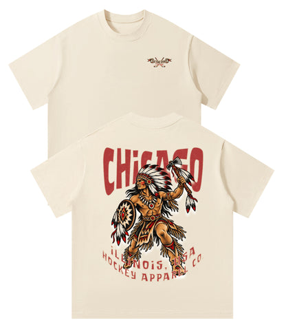 Chicago Hockey Heavyweight Tee