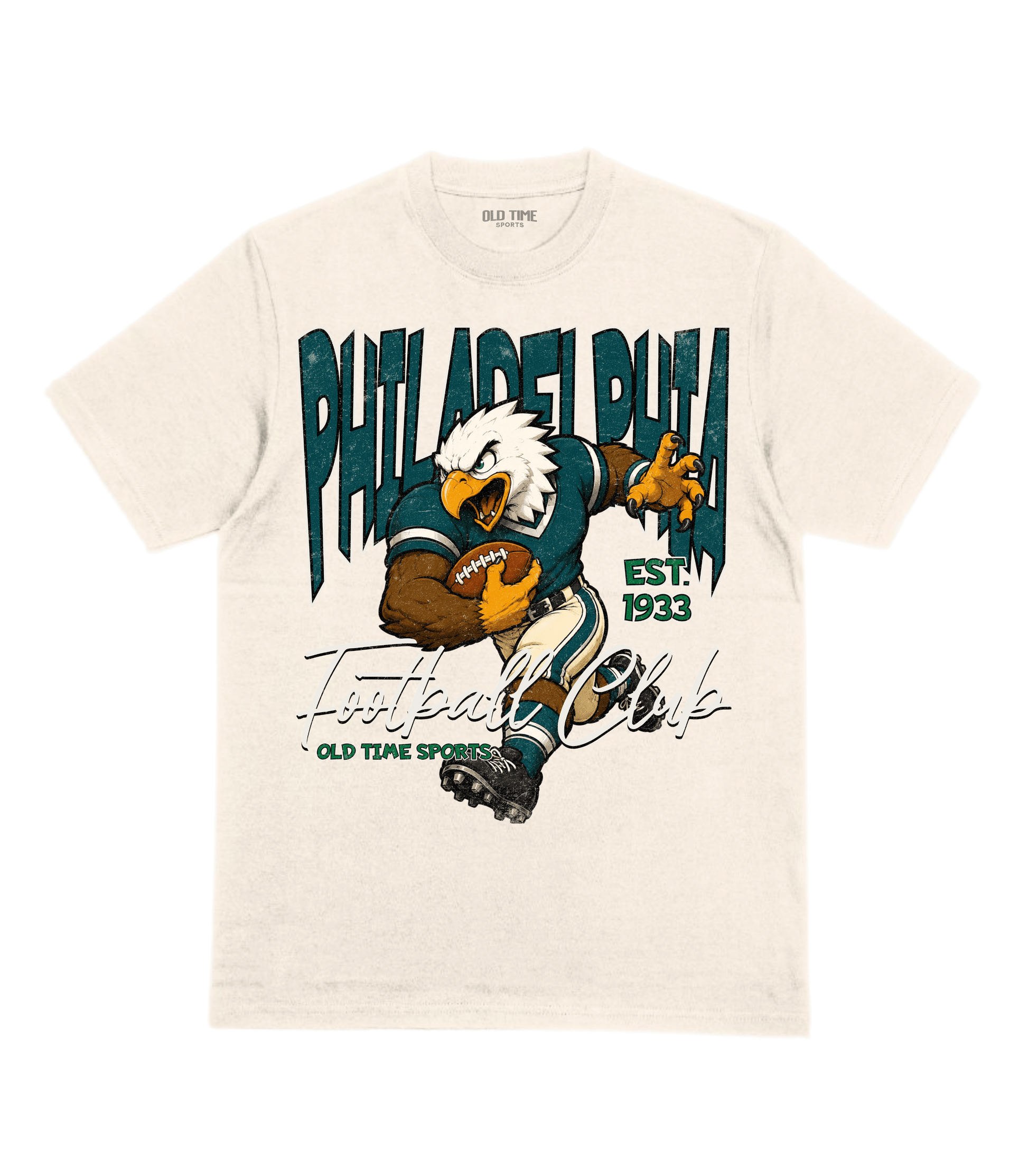 Philadelphia Football 1933 v2 T-Shirt- Old Time Sports