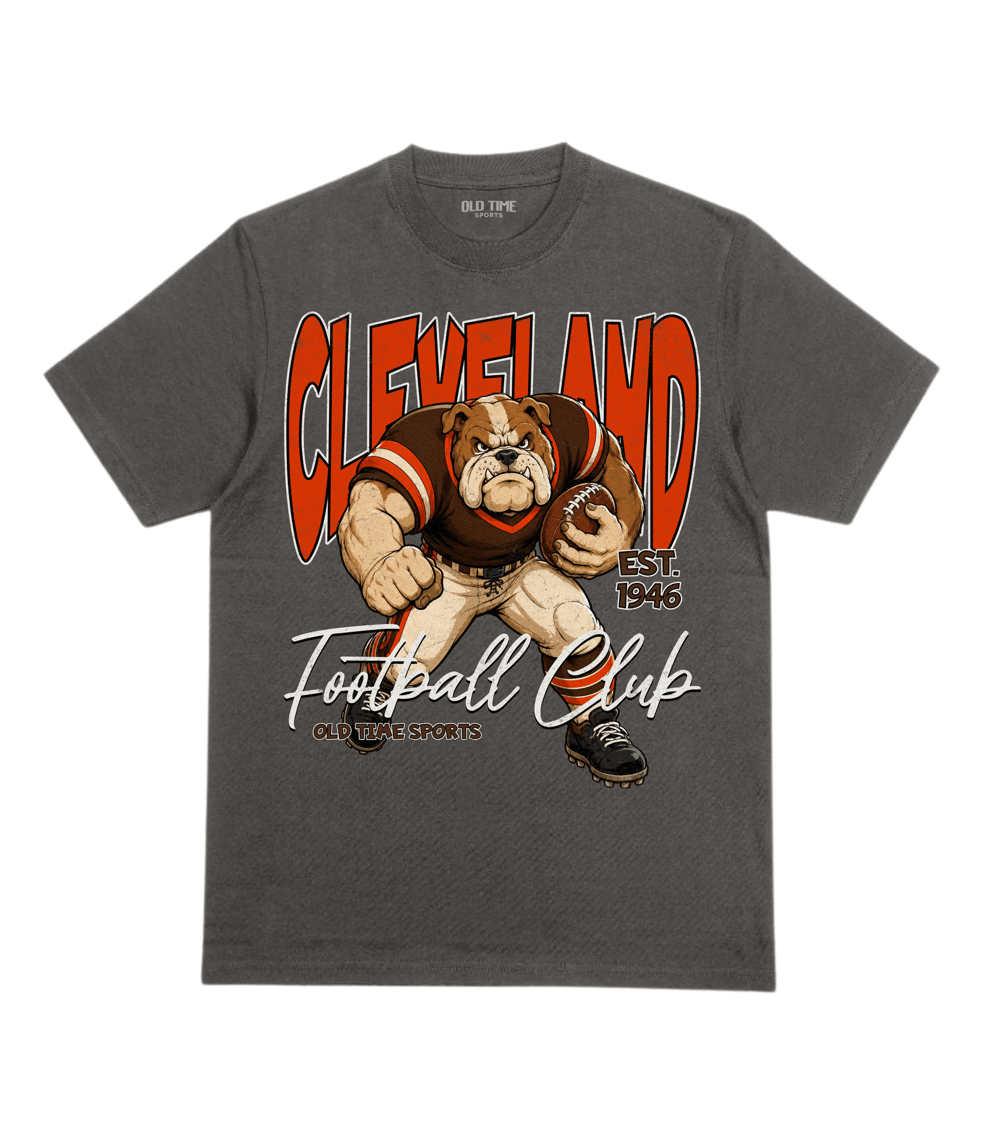 Cleveland Football 1946 v2 T-Shirt- Old Time Sports