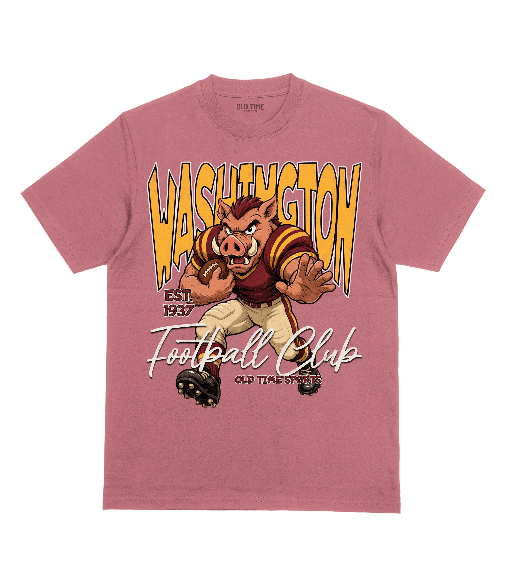 Washington Football 1937 v2 T-Shirt- Old Time Sports