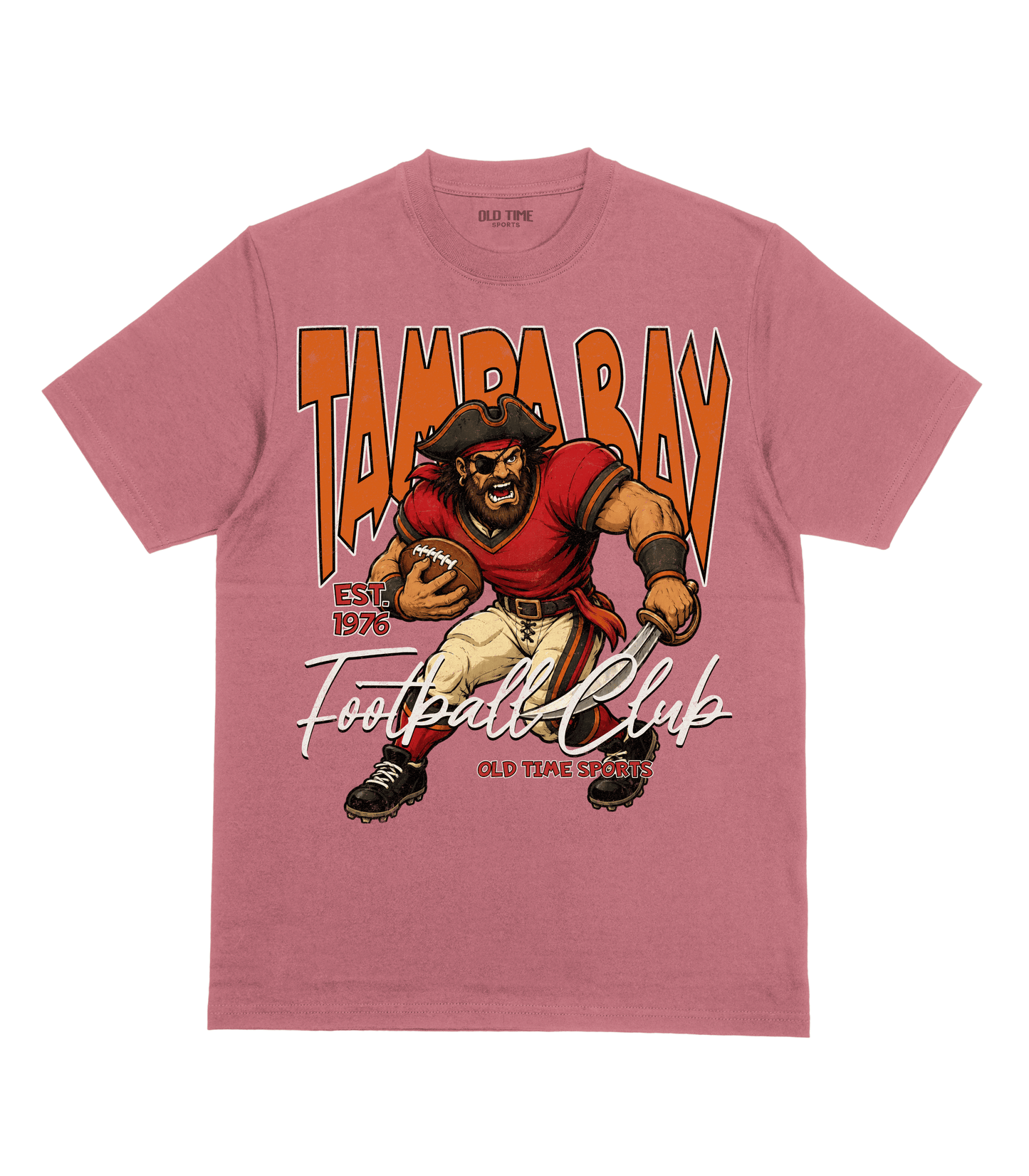 Tampa Bay Football 1976 v2 T-Shirt- Old Time Sports