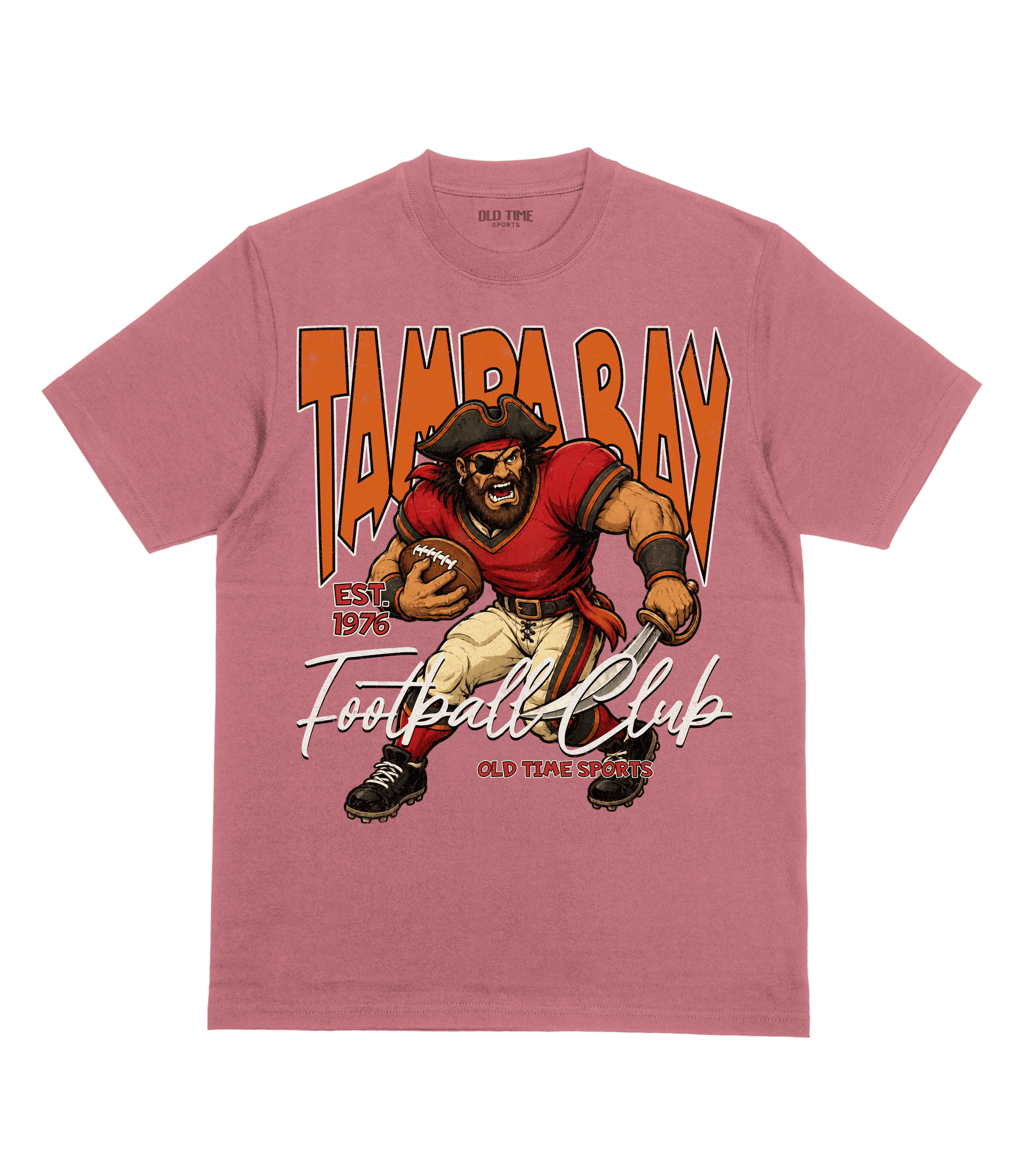Tampa Bay Football 1976 v2 T-Shirt- Old Time Sports