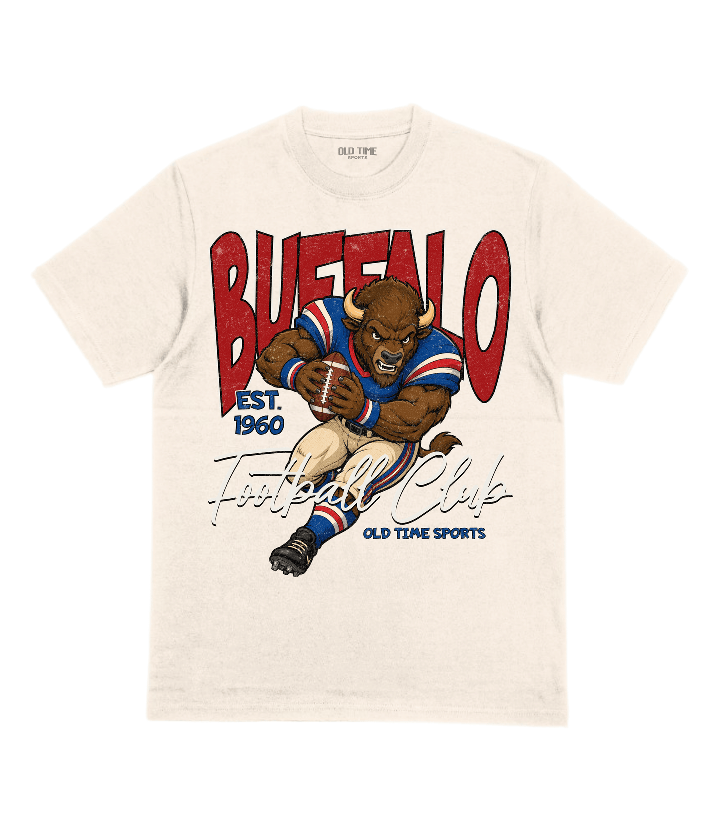 Buffalo Football 1960 v2 T-Shirt- Old Time Sports