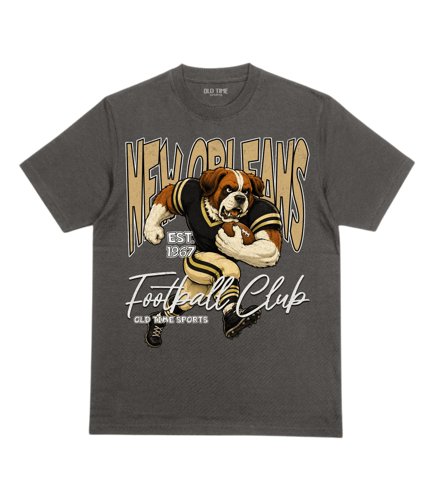 New Orleans Football 1967 v2 T-Shirt- Old Time Sports