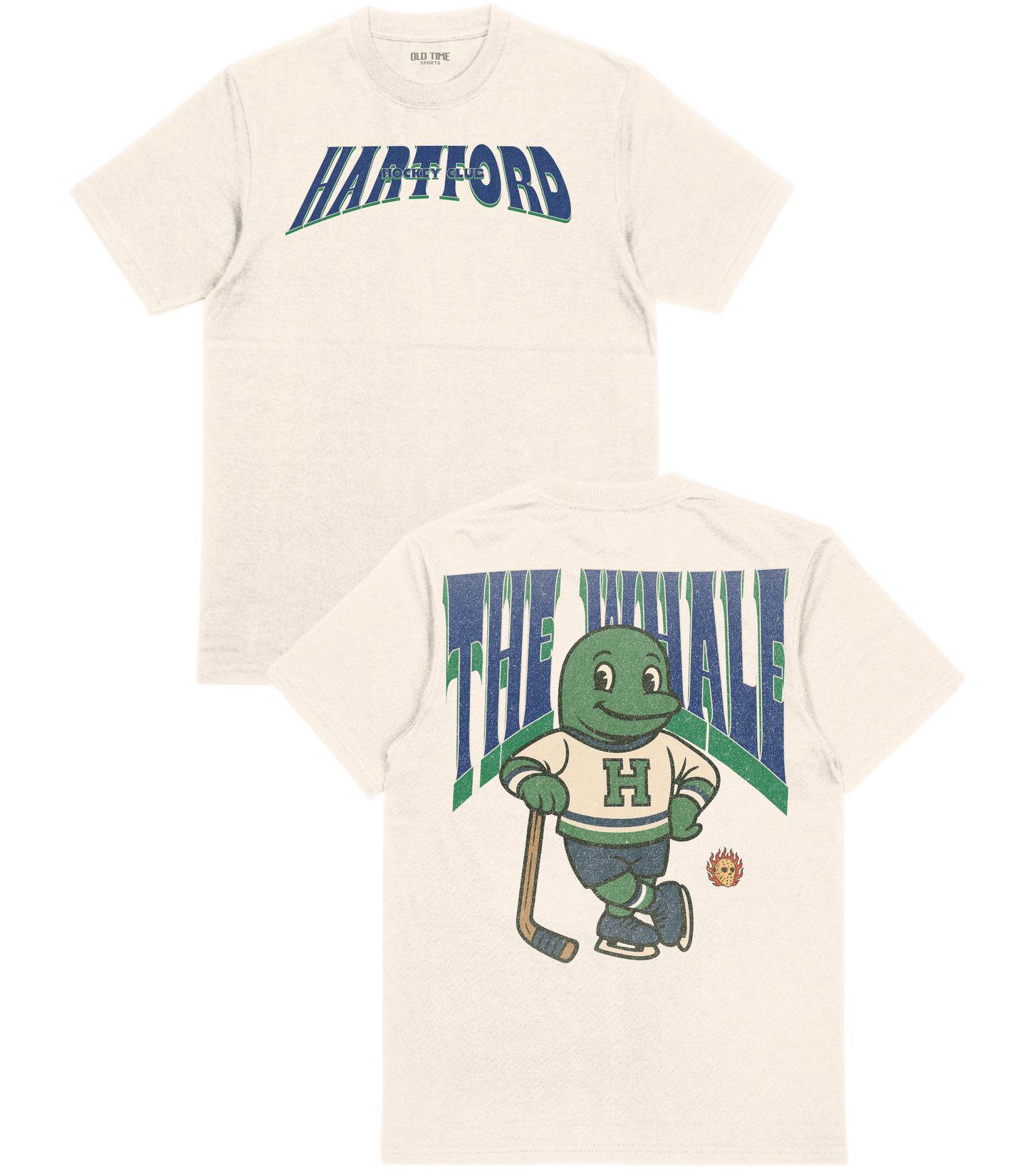 Two t-shirts with 'Hartford' text and a cartoon turtle graphic on a white background