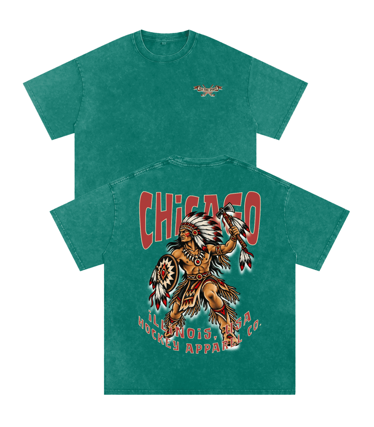 Chicago Hockey Heavyweight Tee