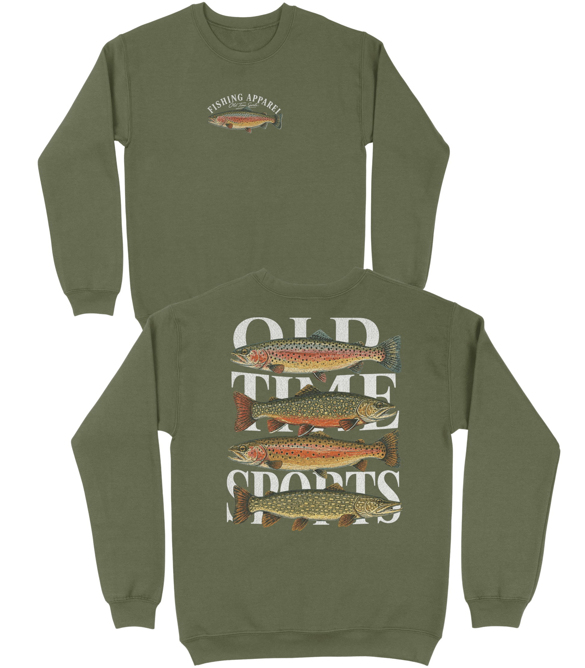The Fish Basic Crewneck v2 - Old Time Sports