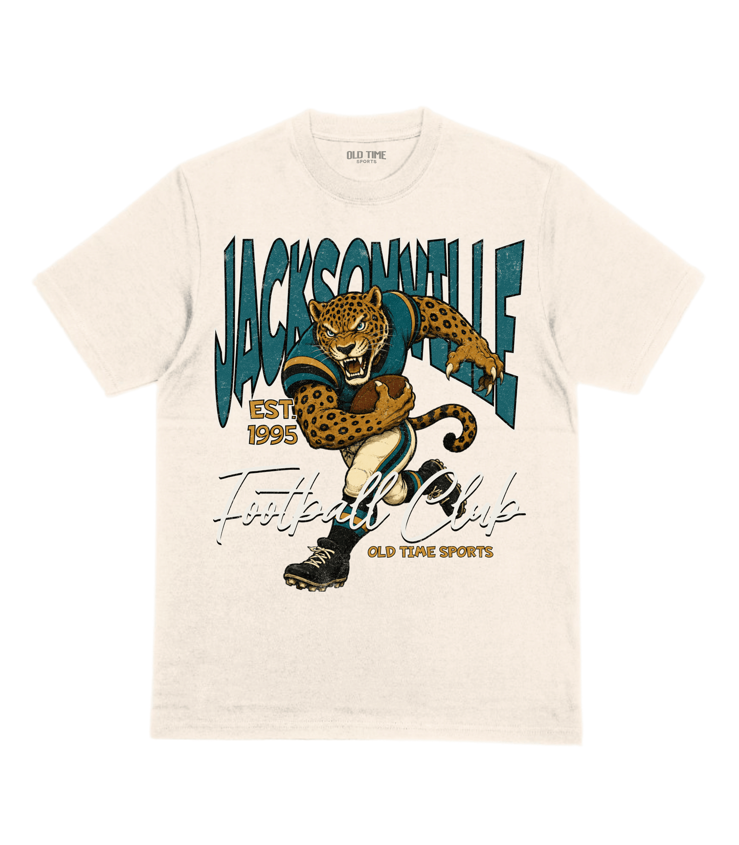 Jacksonville Football 1995 v2 T-Shirt- Old Time Sports