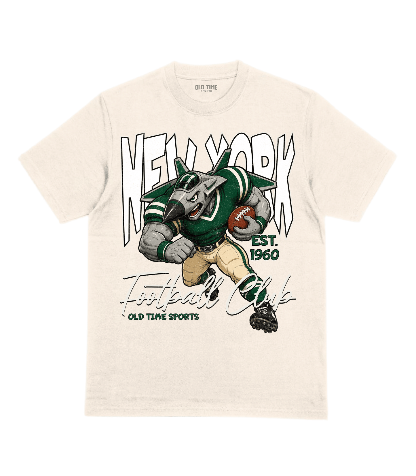 New York Football 1960 v2 T-Shirt- Old Time Sports