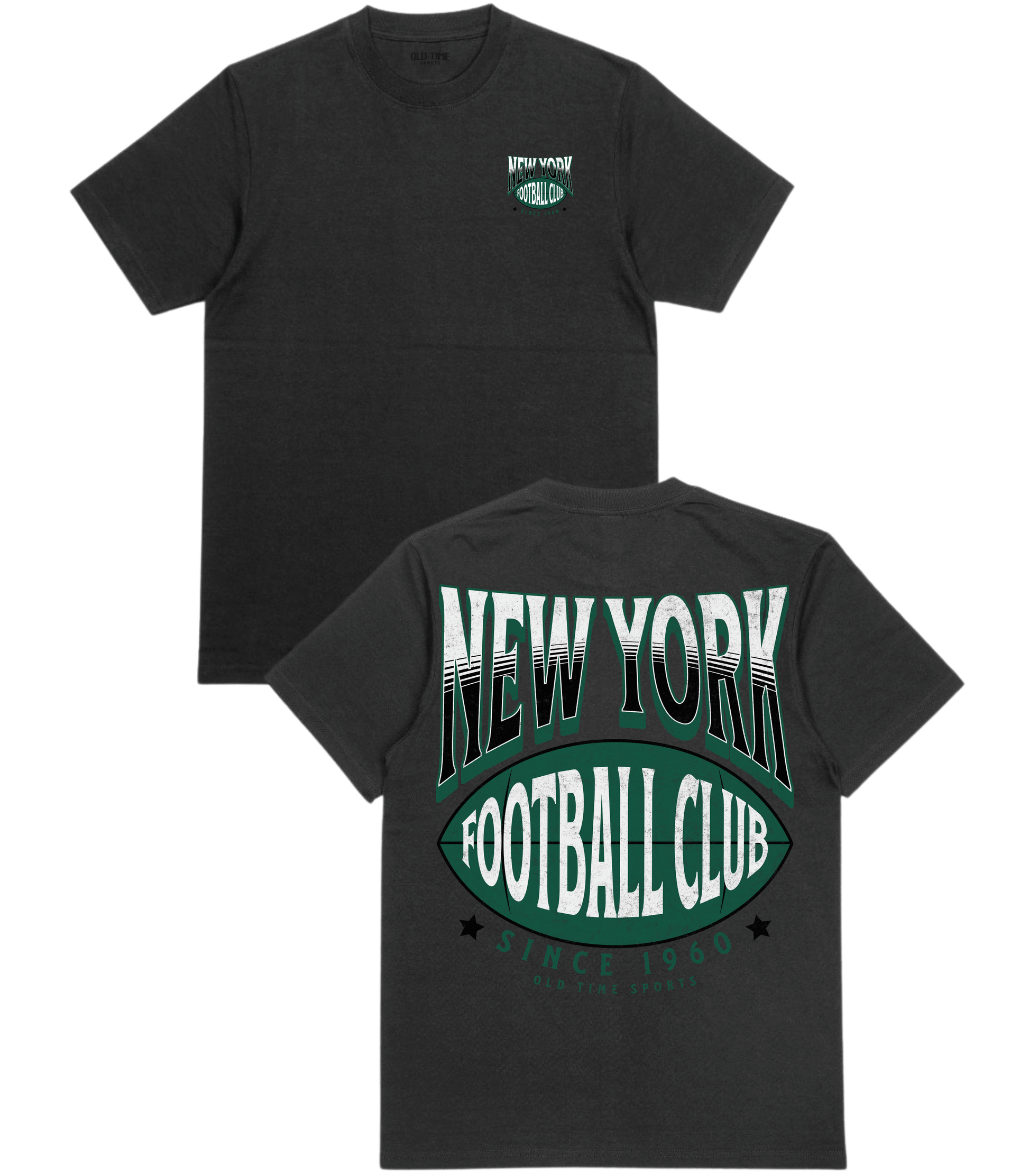 Queens New York Football T-Shirt- Old Time Sports