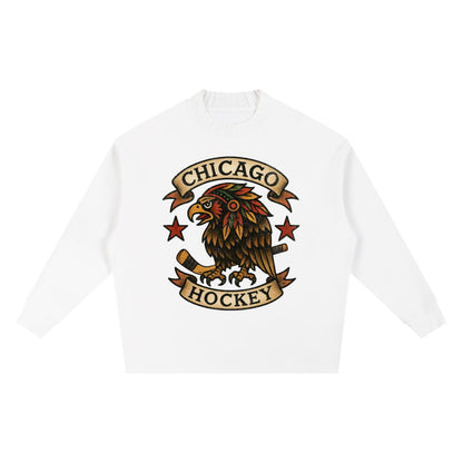chicago,hockey,knitted,sweater,one,unisex,dtg,tapstitch