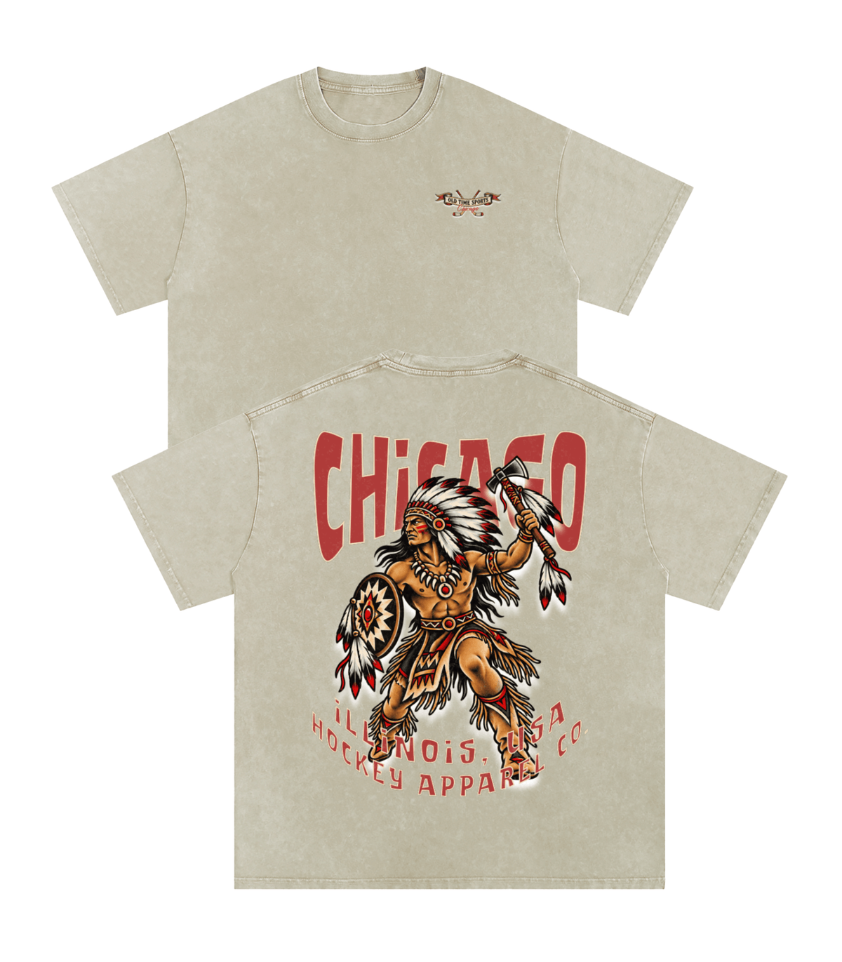 Chicago Hockey Heavyweight Tee