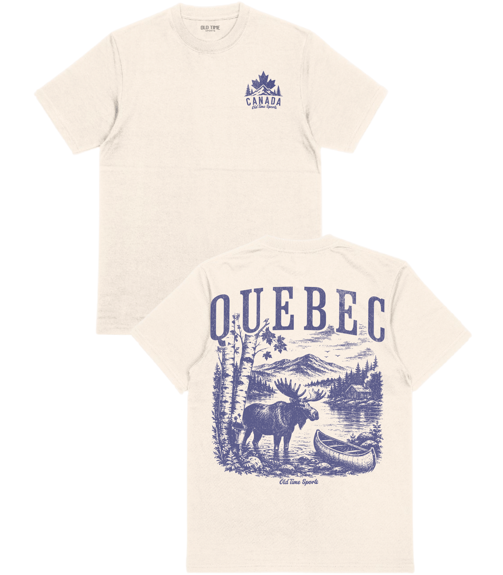 Quebec Canada T-Shirt- Old Time Sports