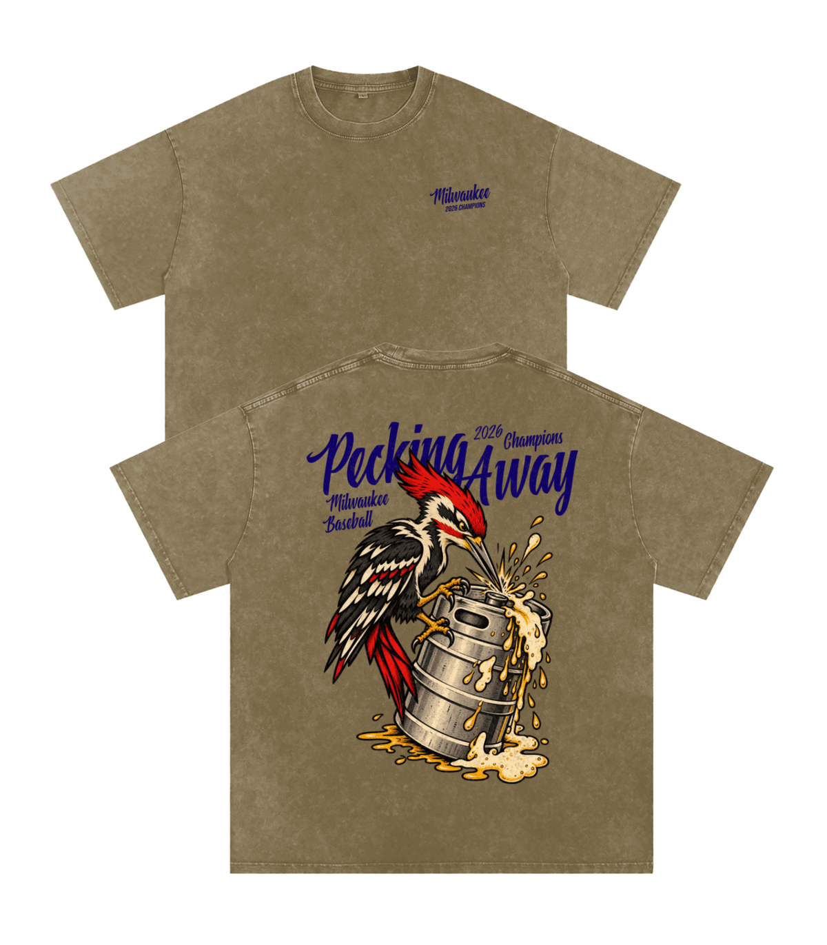 Pecking Away Heavyweight Tee