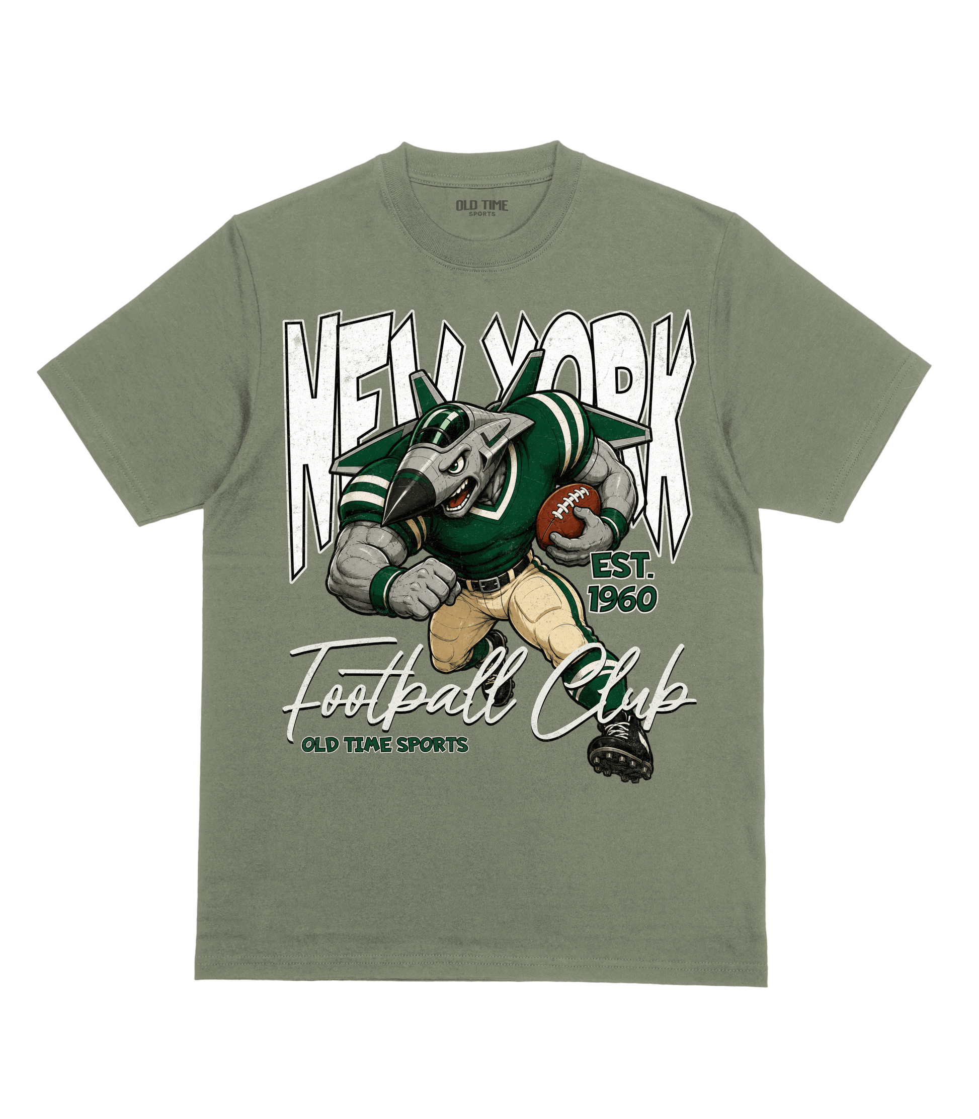 New York Football 1960 v2 T-Shirt- Old Time Sports