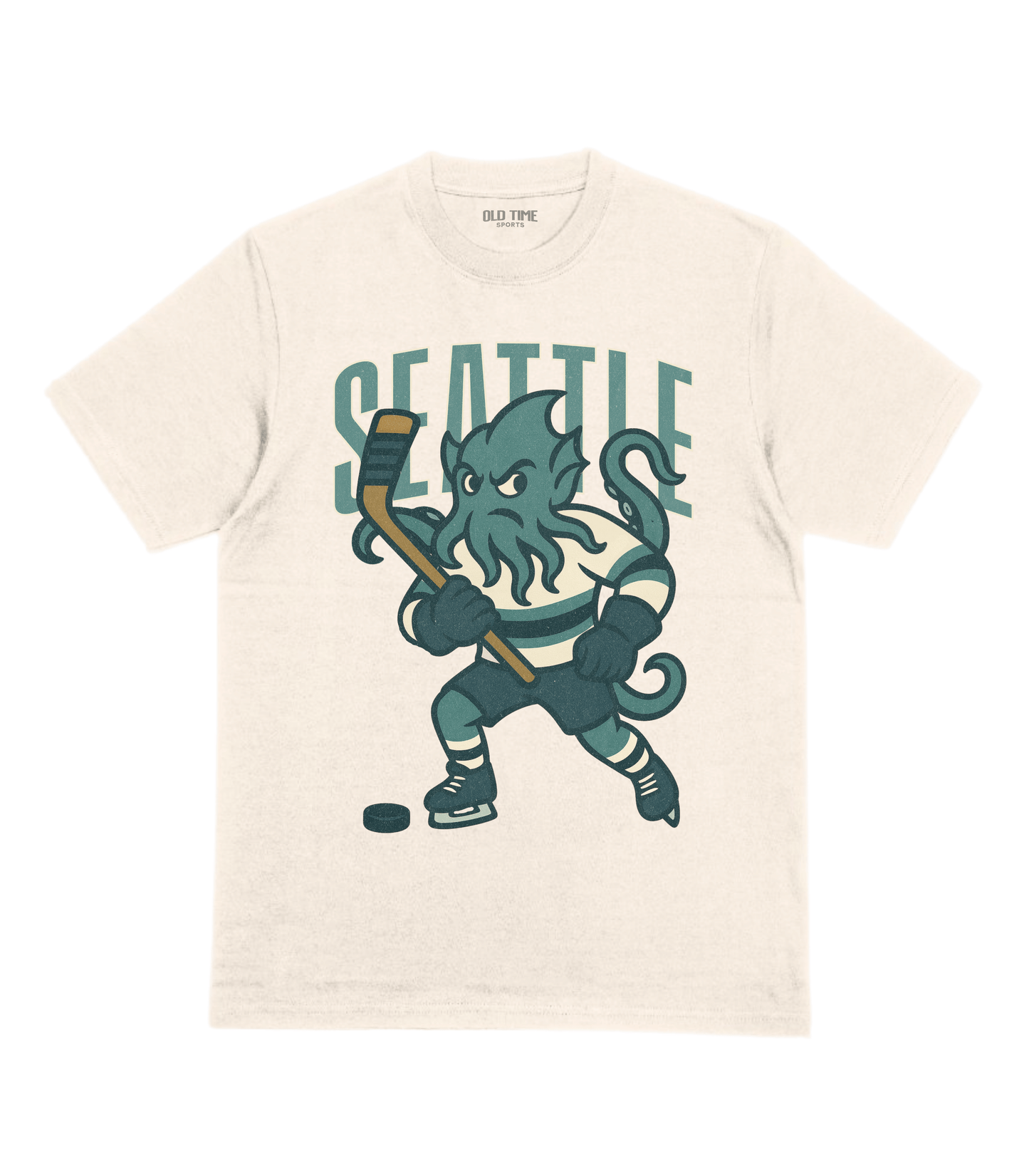 Seattle Hockey v2 FRONT T-Shirt- Old Time Sports