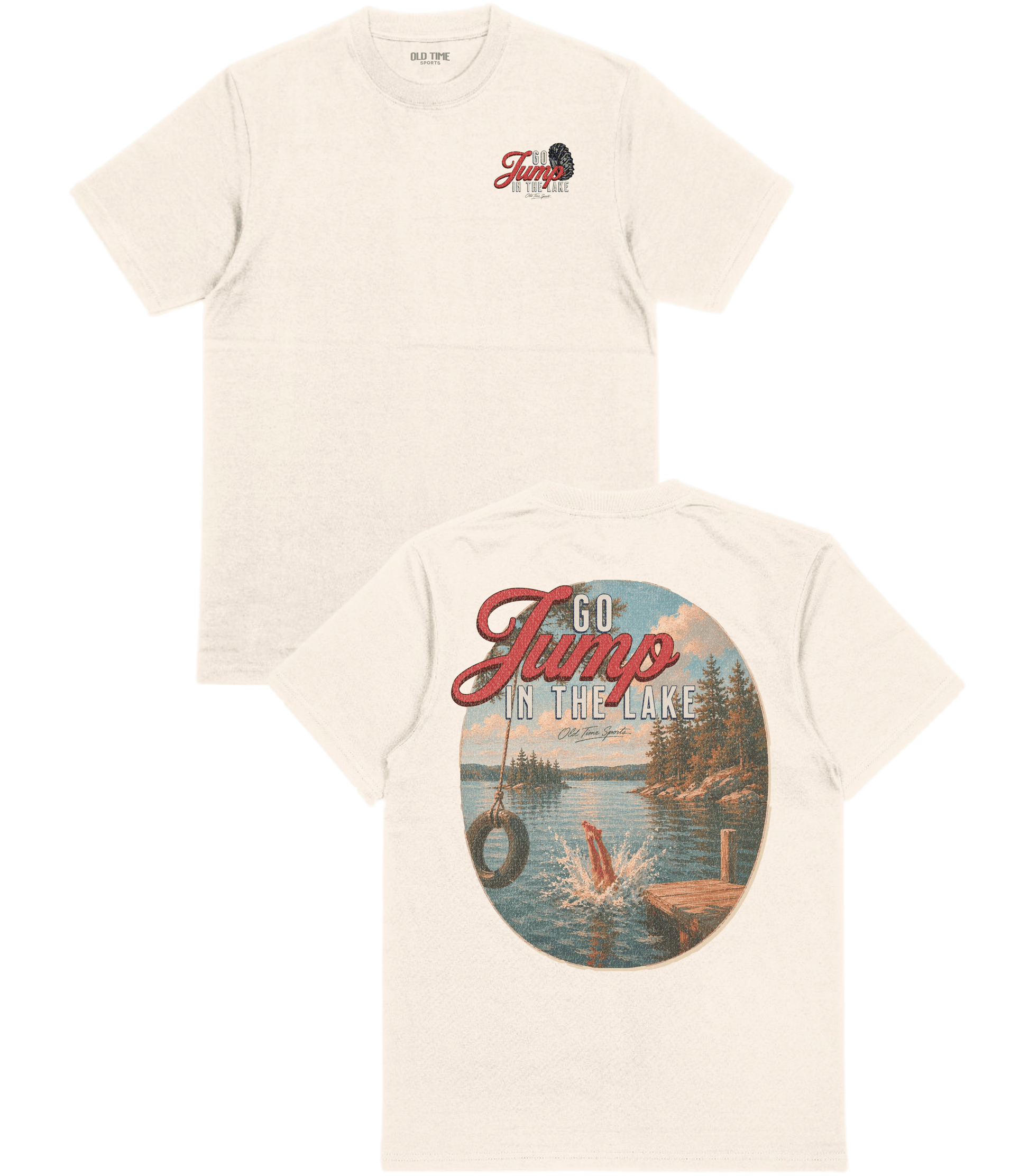 Go Jump in the Lake T-Shirt- Old Time Sports
