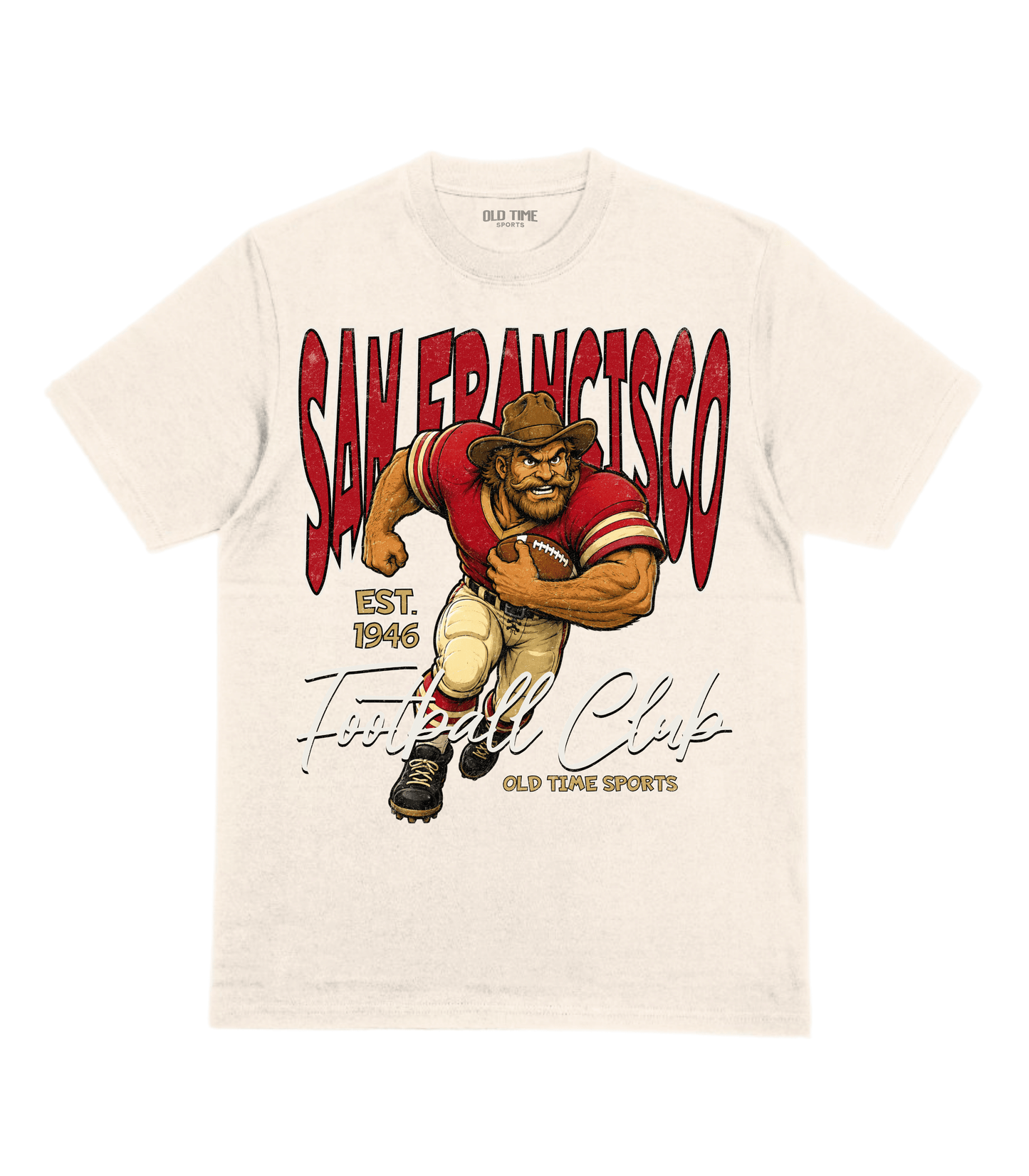 San Francisco Football 1946 v2 T-Shirt- Old Time Sports