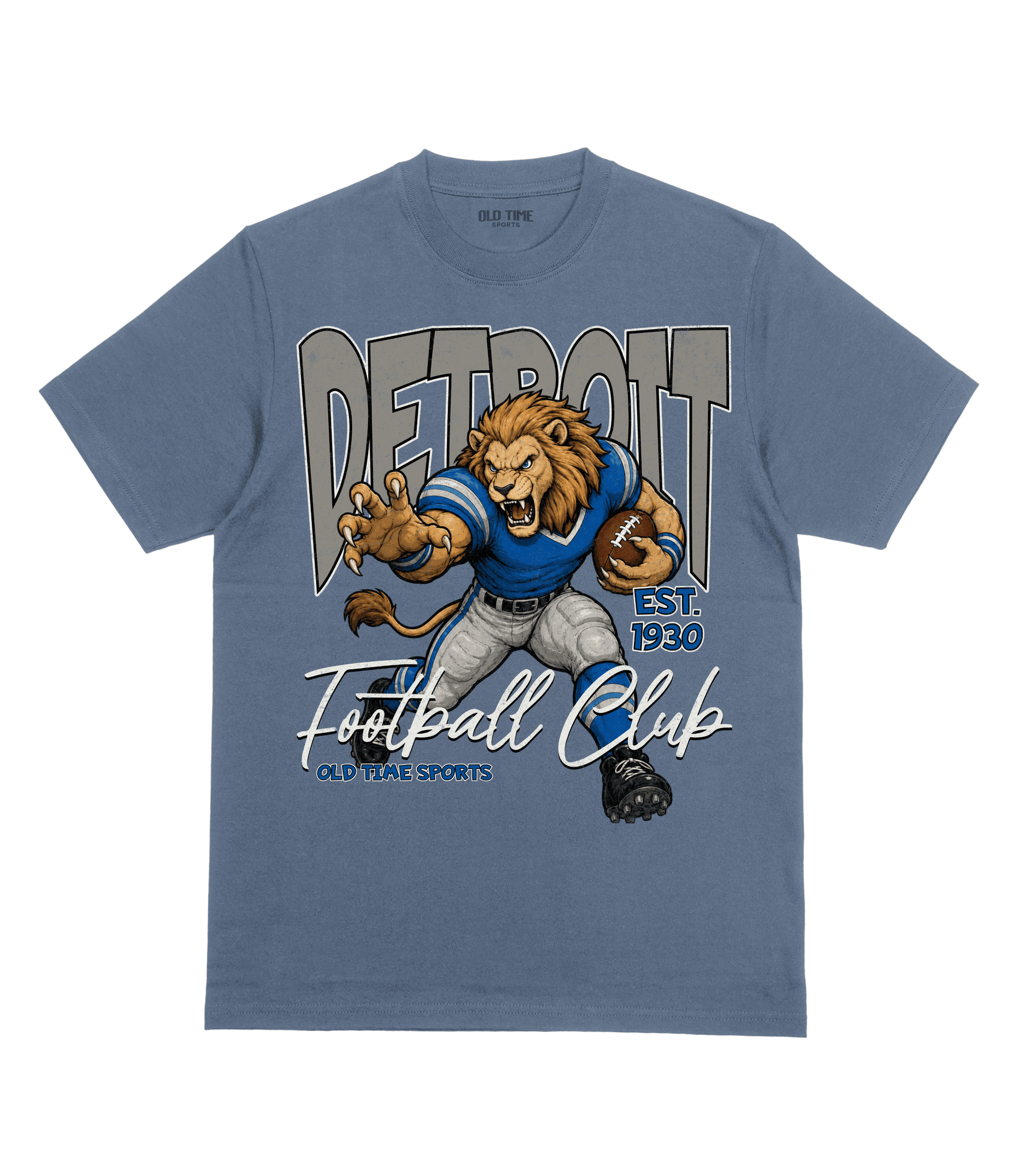 Detroit Football 1930 v2 T-Shirt- Old Time Sports