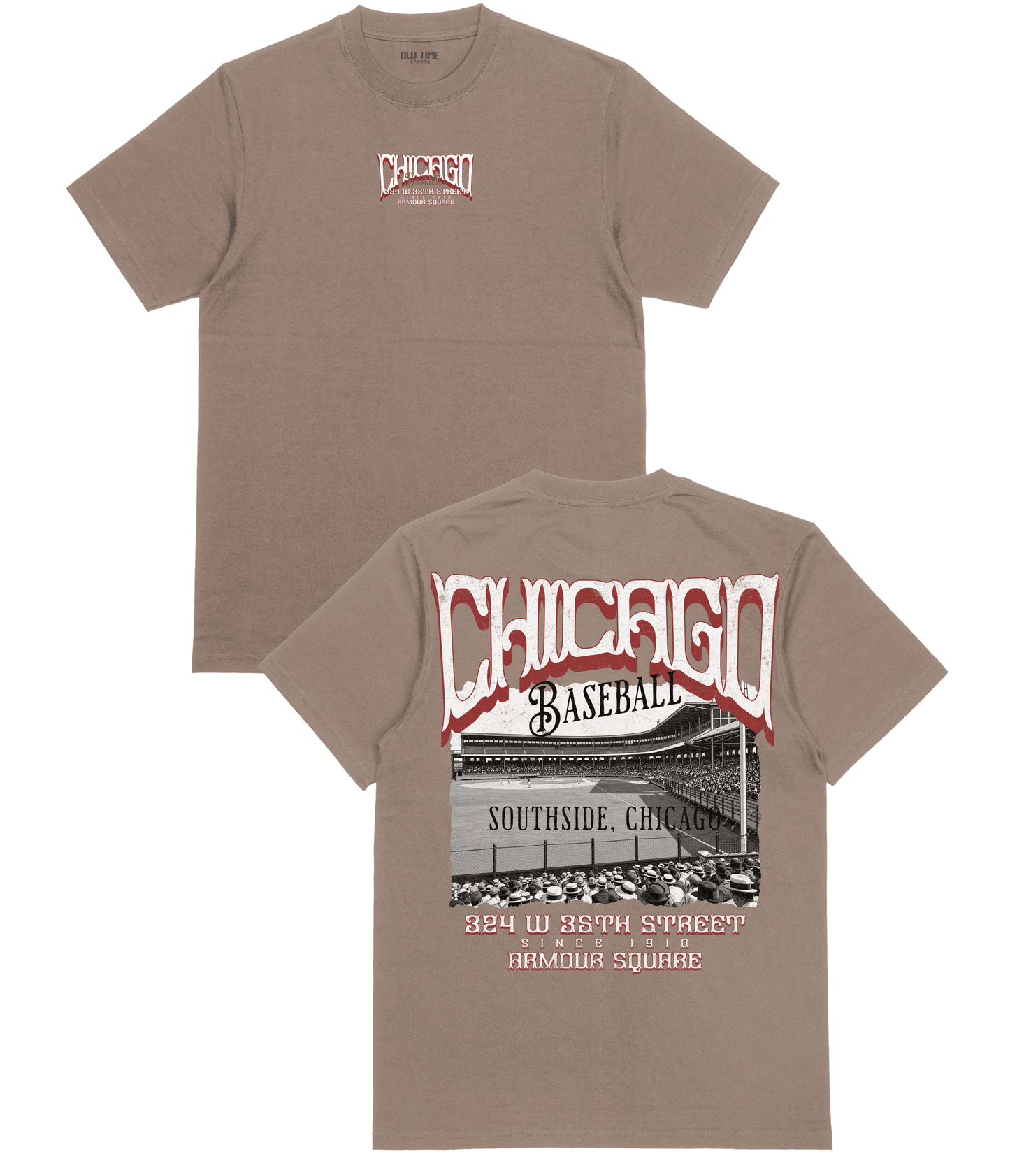 CHI Baseball Poster T-Shirt- Old Time Sports