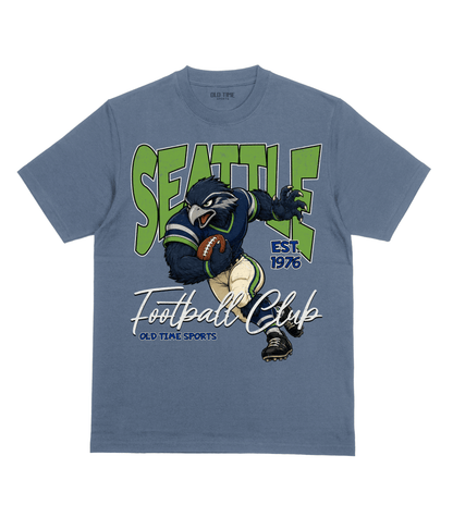 Seattle Football 1976 v2 T-Shirt- Old Time Sports