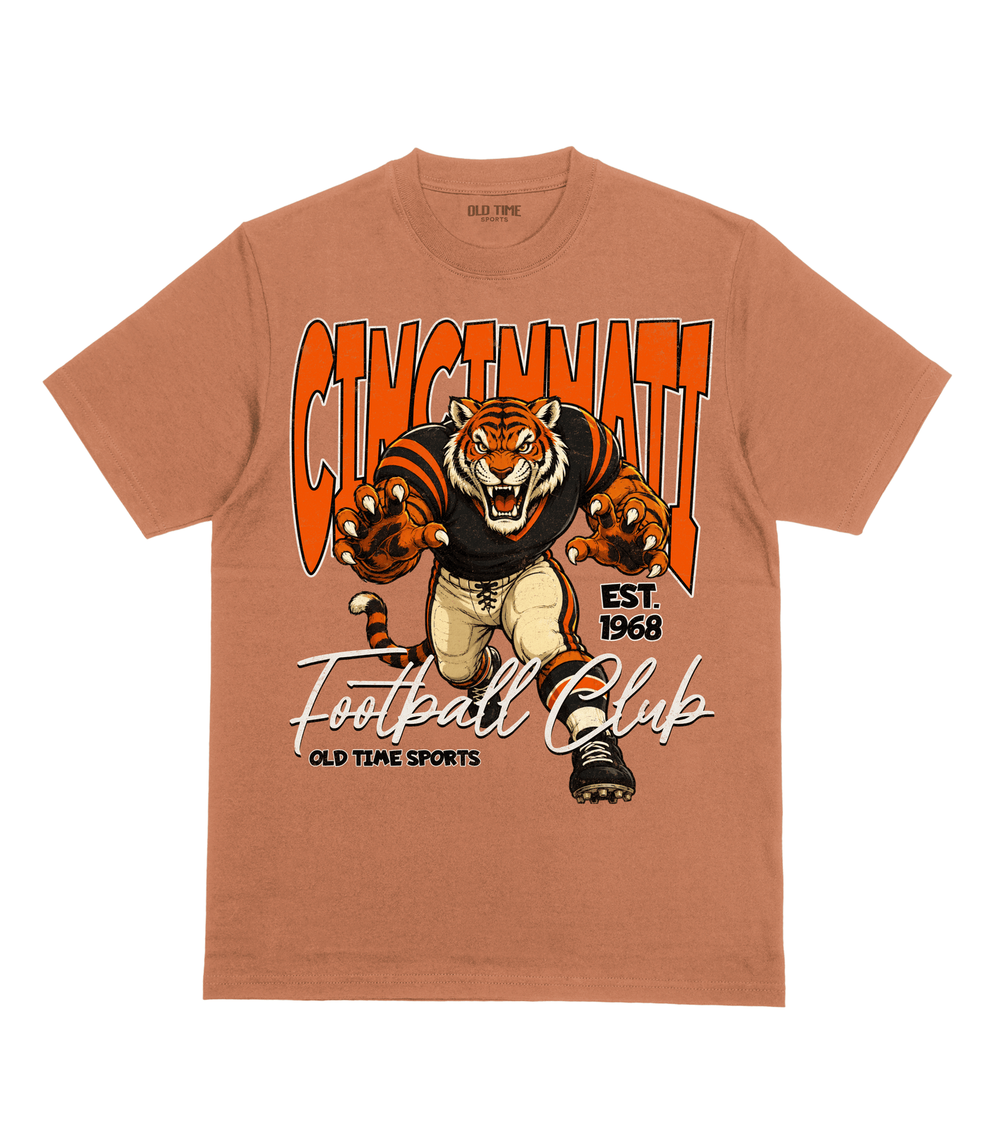 Cincinnati Football 1968 v2 T-Shirt- Old Time Sports