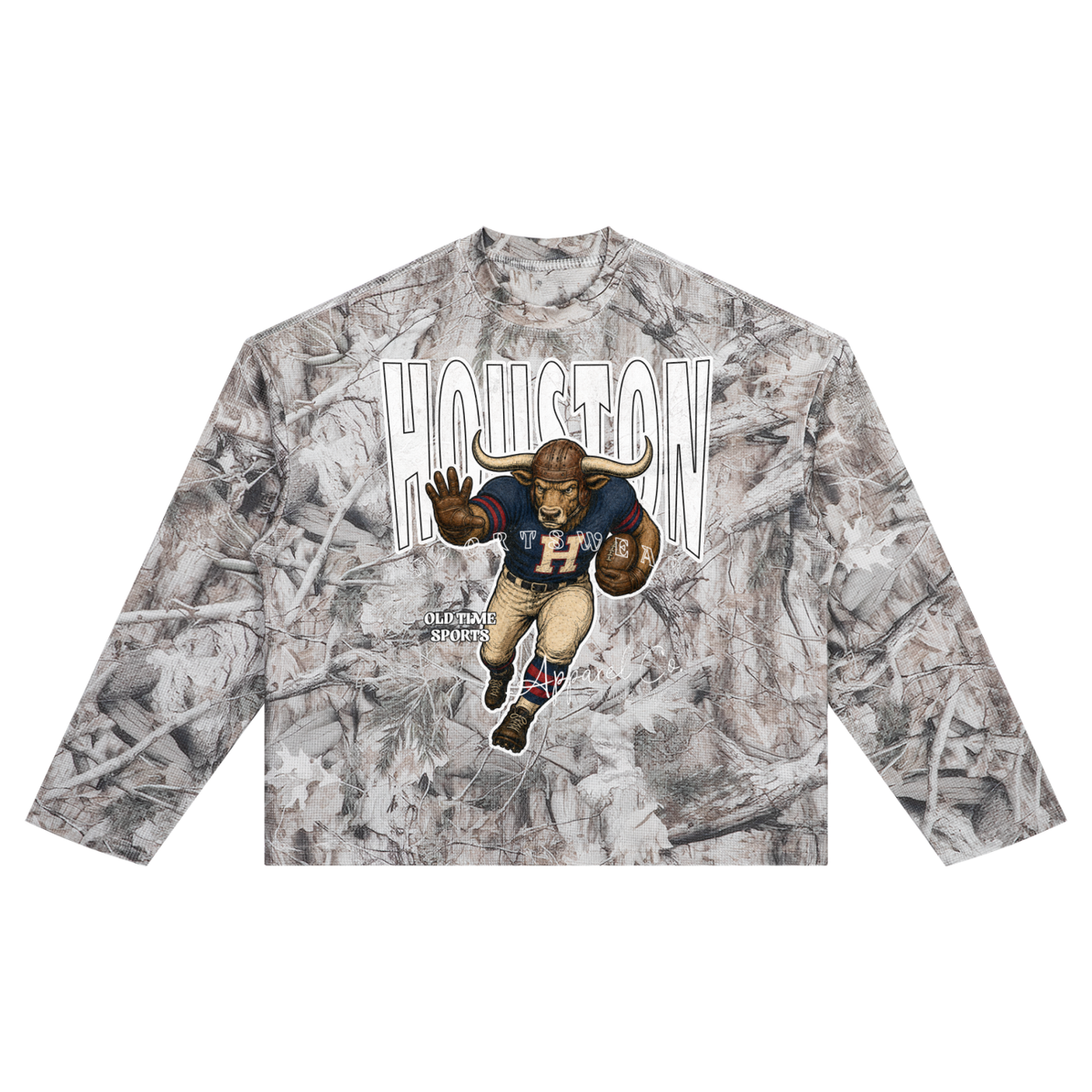 houston,football,longsleeve,one,camo,tapstitch