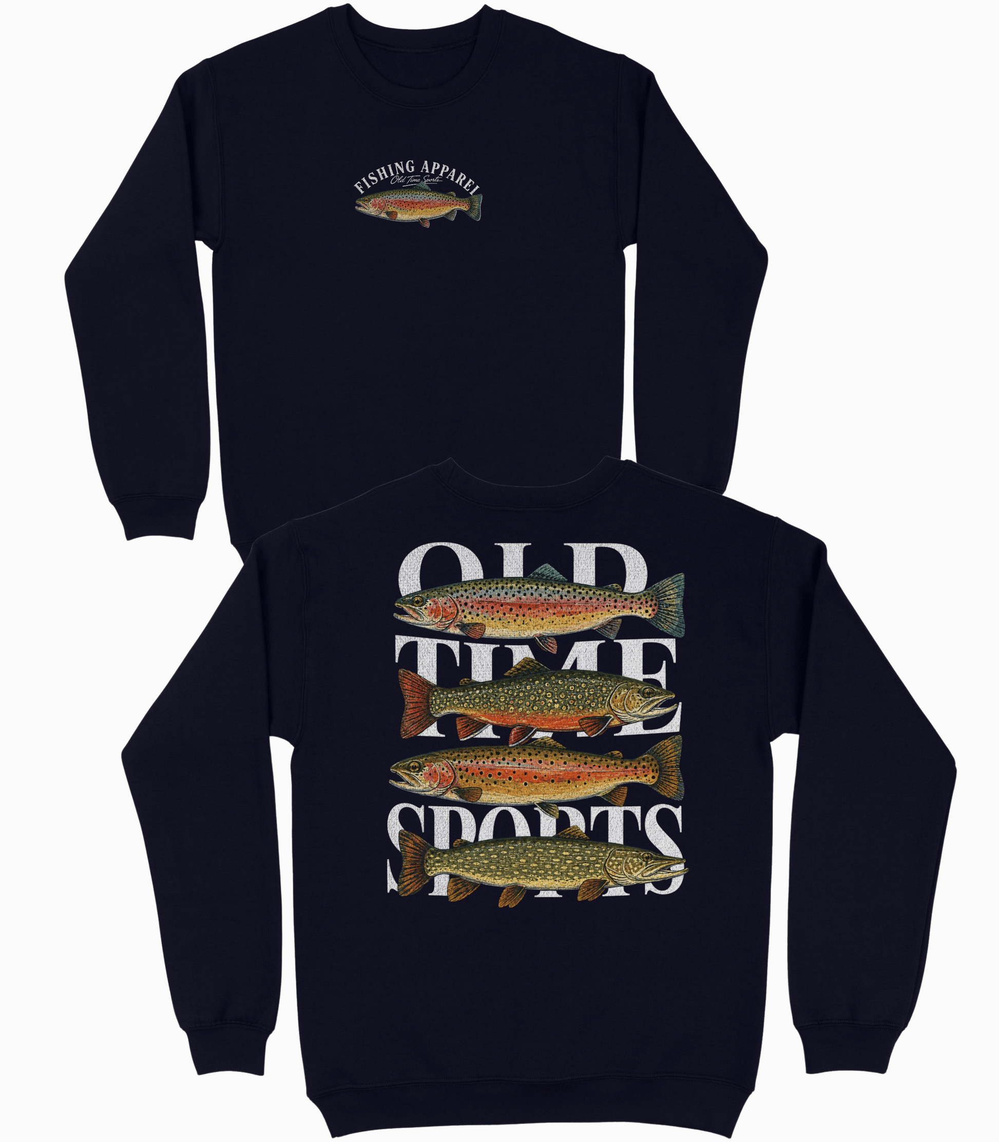 The Fish Basic Crewneck v2 - Old Time Sports