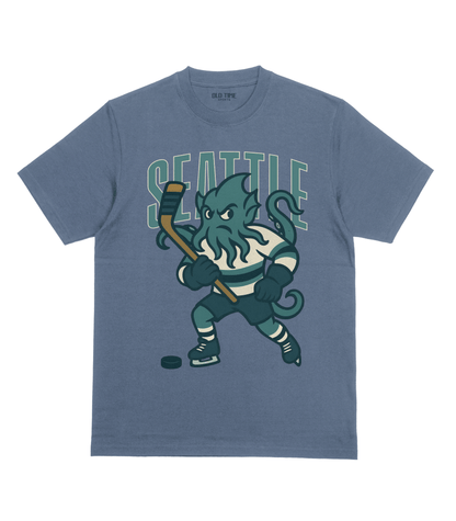 Seattle Hockey v2 FRONT T-Shirt- Old Time Sports