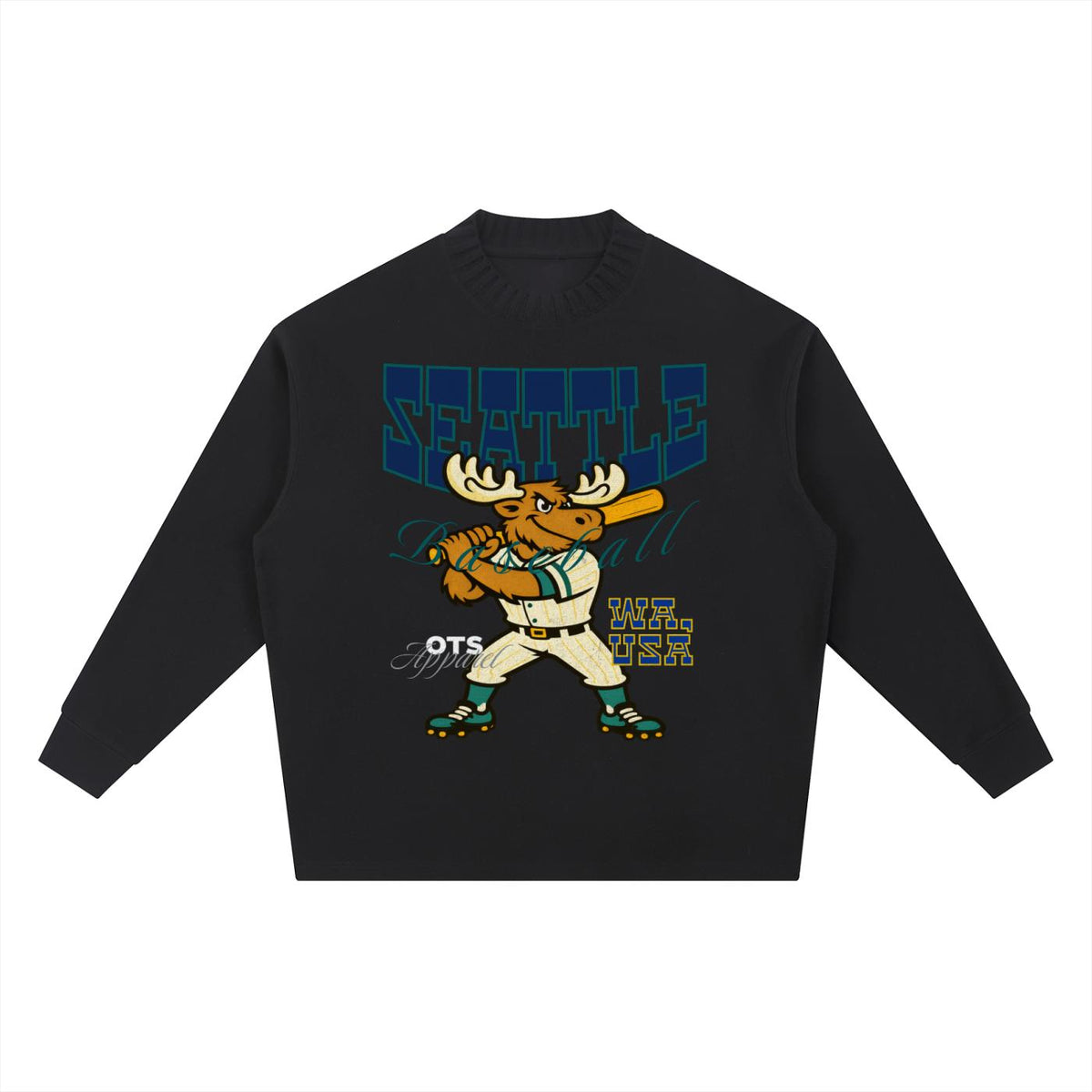 seattle,baseball,one,knitted,sweater,tapstitch,dtg,unisex
