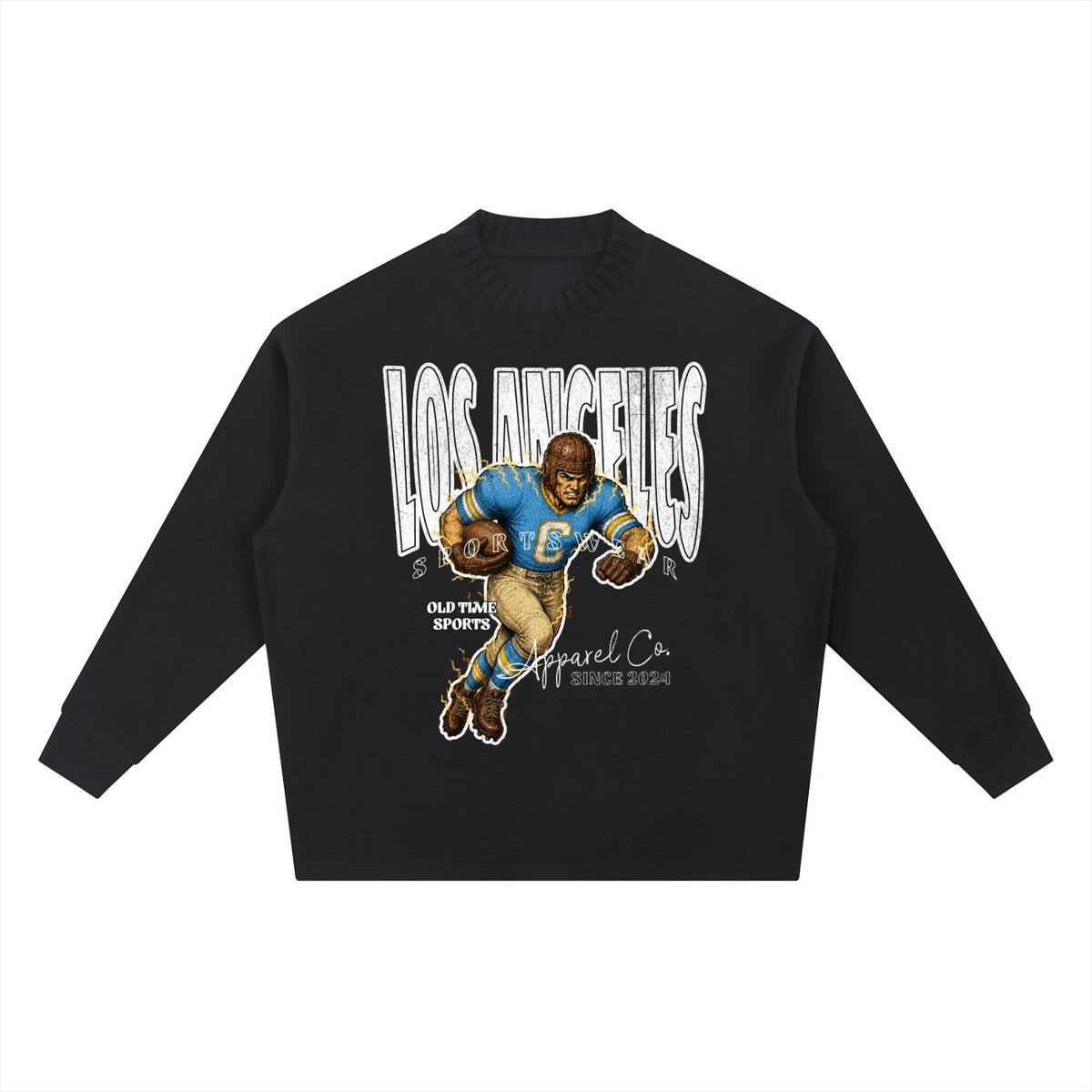 LA,football,one,tapstitch,unisex,dtg,knitted,sweater