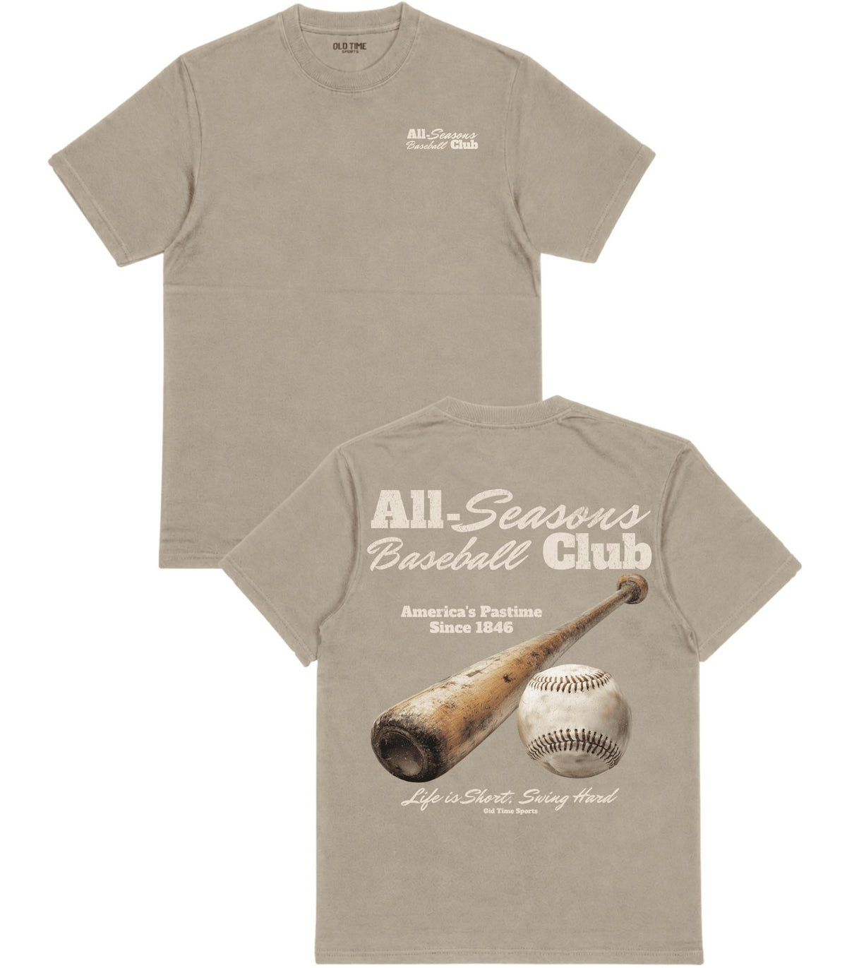 All-Seasons Baseball Club T-Shirt - Old Time Sports