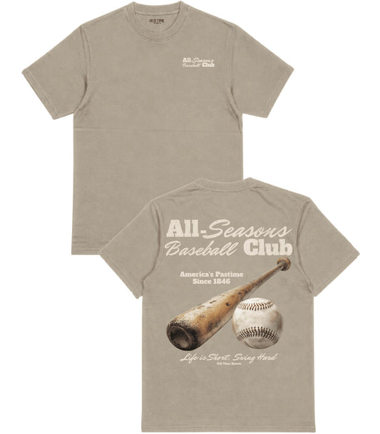 All-Seasons Baseball Club T-Shirt - Old Time Sports