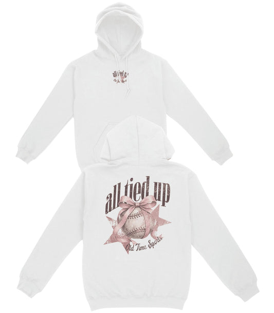 All Tied Up Baseball Basic Hoodie