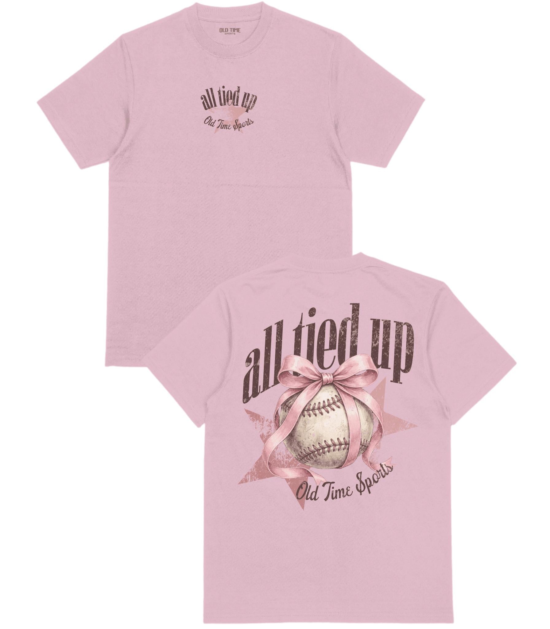 All Tied Up Baseball T-Shirt