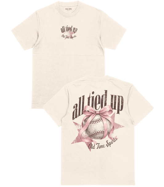 All Tied Up Baseball T-Shirt - Old Time Sports