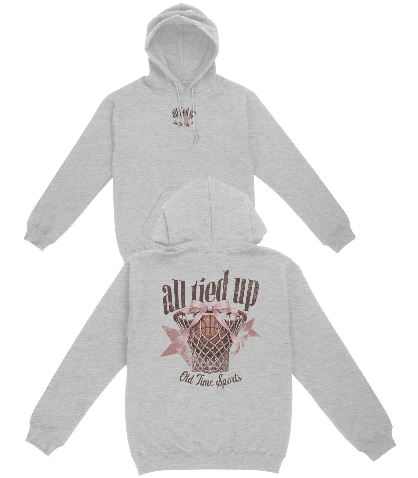 All Tied Up Basketball Basic Hoodie