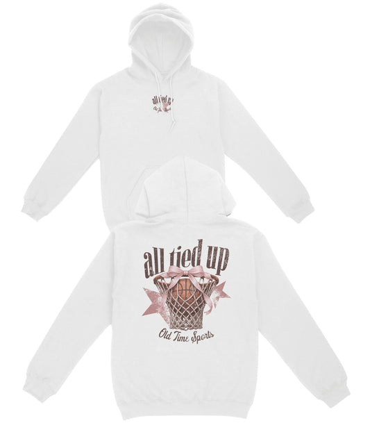 All Tied Up Basketball Basic Hoodie