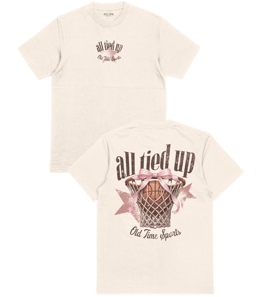 All Tied Up Basketball T-Shirt - Old Time Sports